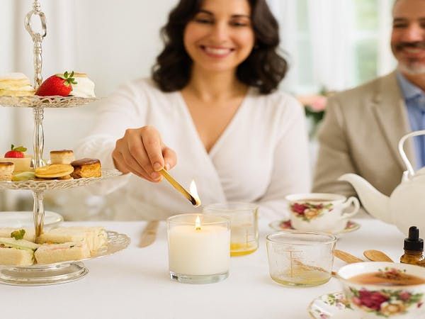 Luxurious High Tea Experience with Soy Candle Making
