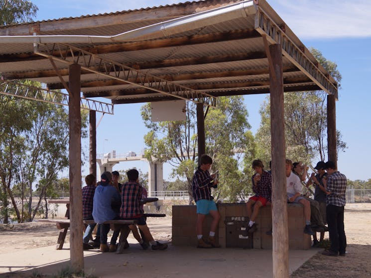 Pincnic Shelter at Weir