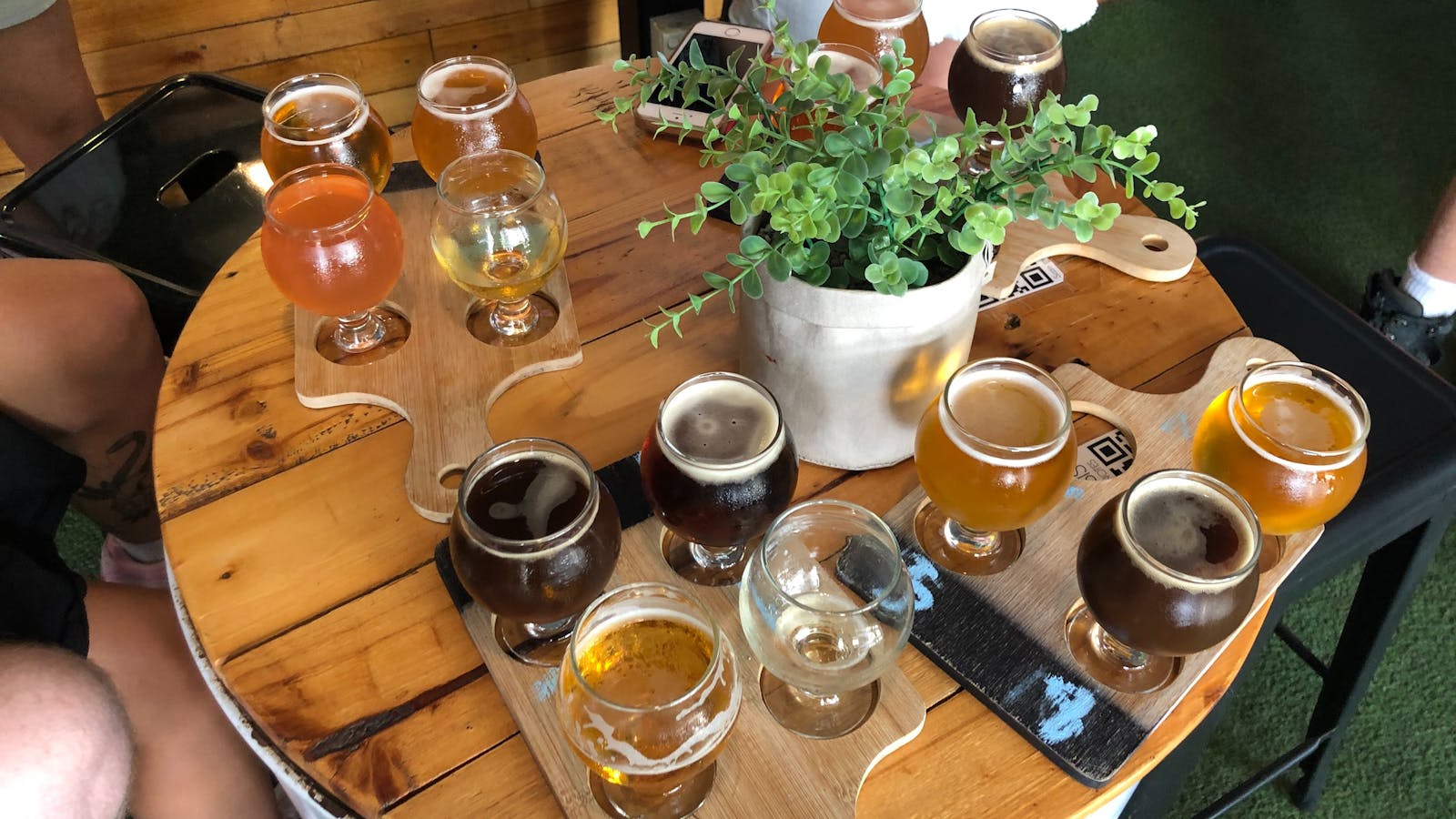 An array of beer tasters to enjoy!