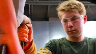 Teen Glass Blowing