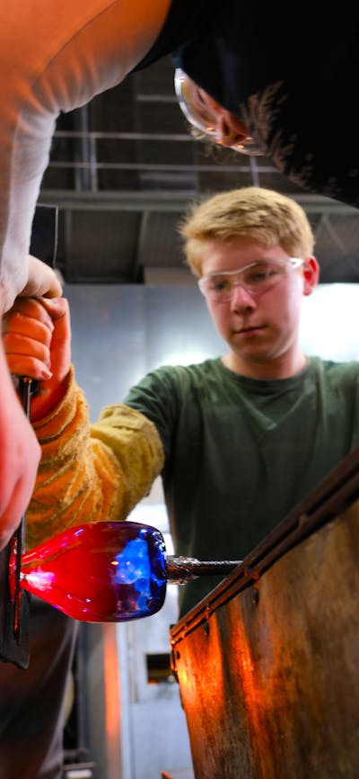 Teen Glass Blowing
