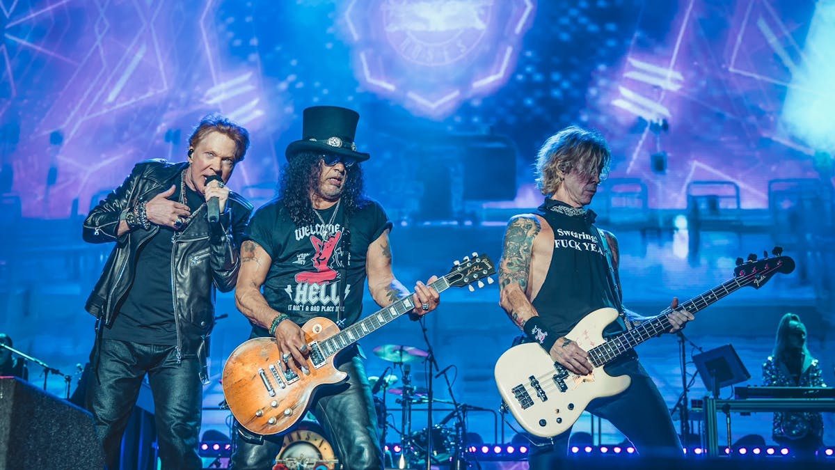 Guns N' Roses on stage