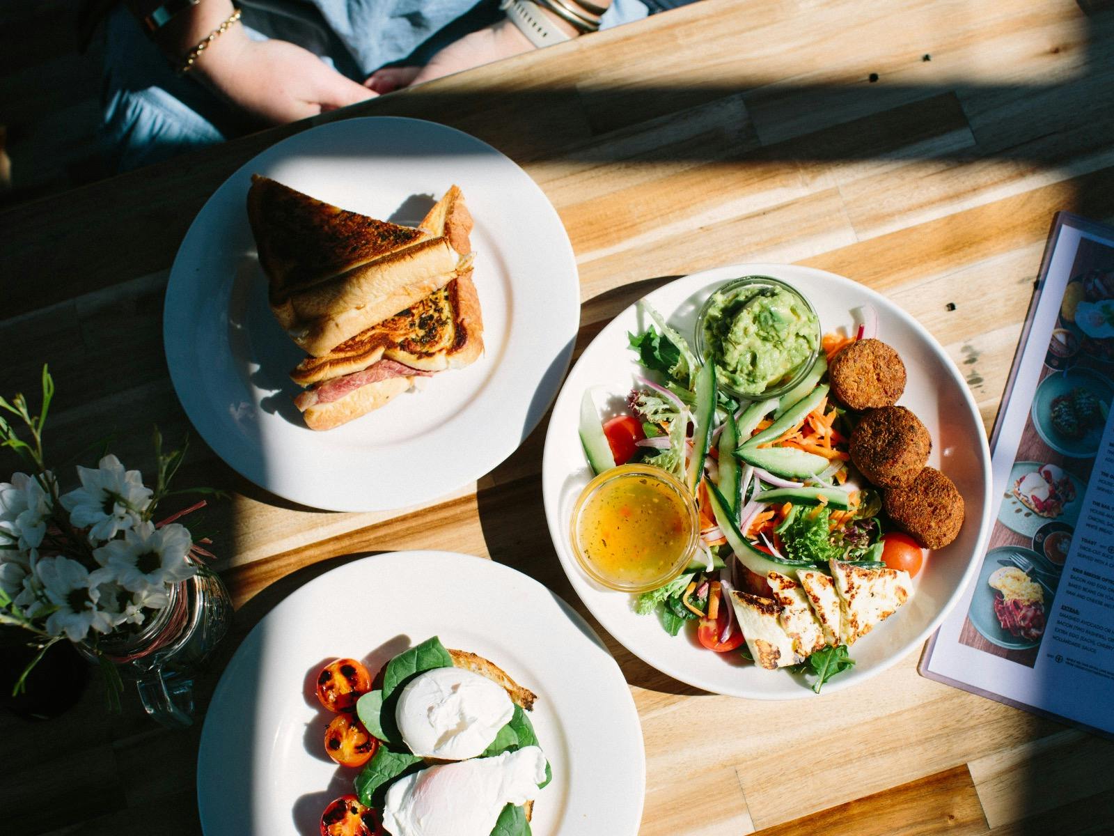 Lunch menu at Brisbane Valley Roasters