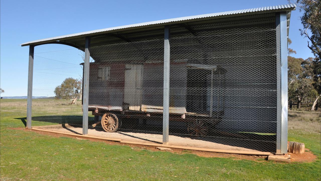 Glenroy Heritage Reserve machinery display