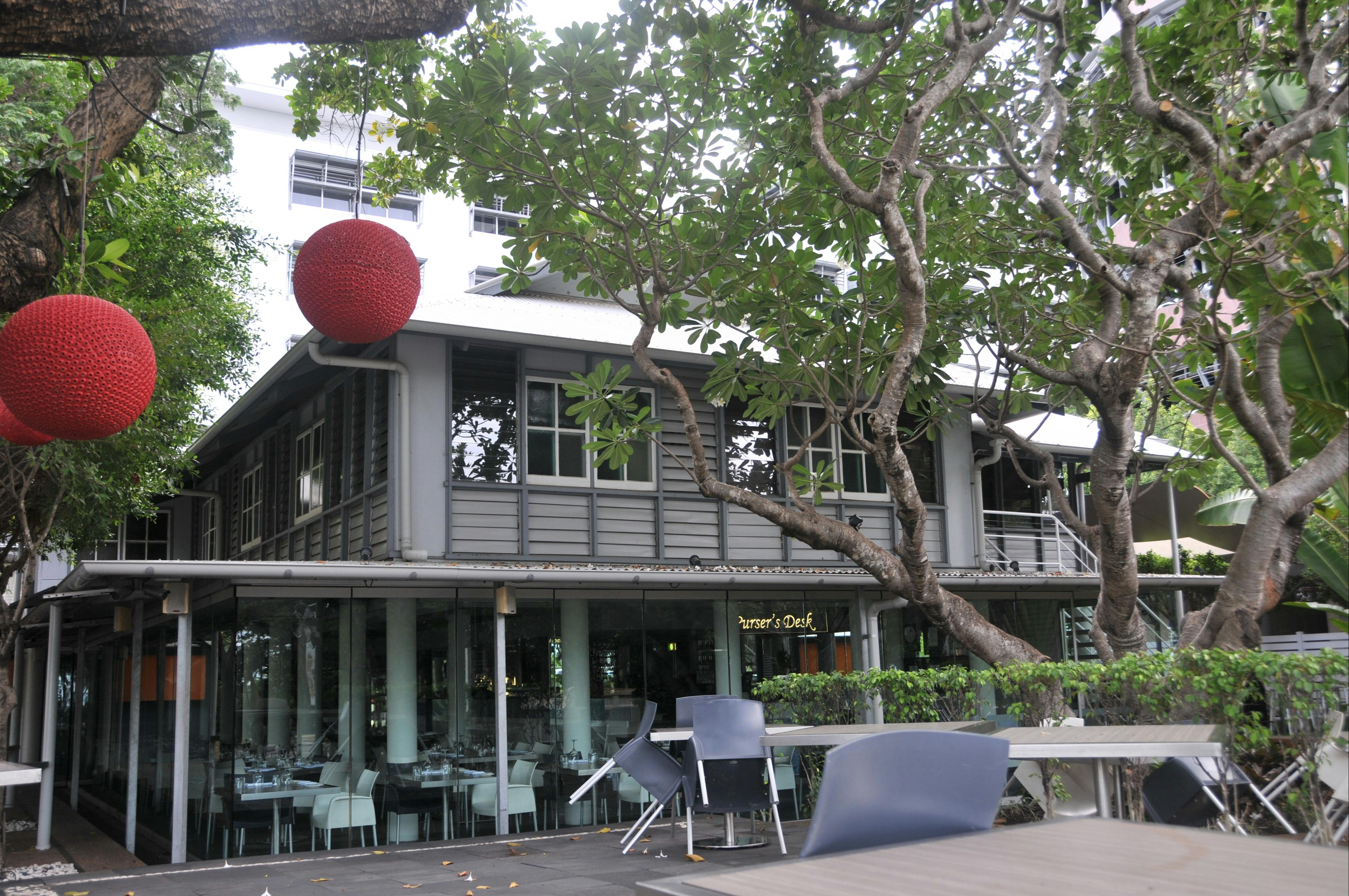 Front façade of the House from The Esplanade.