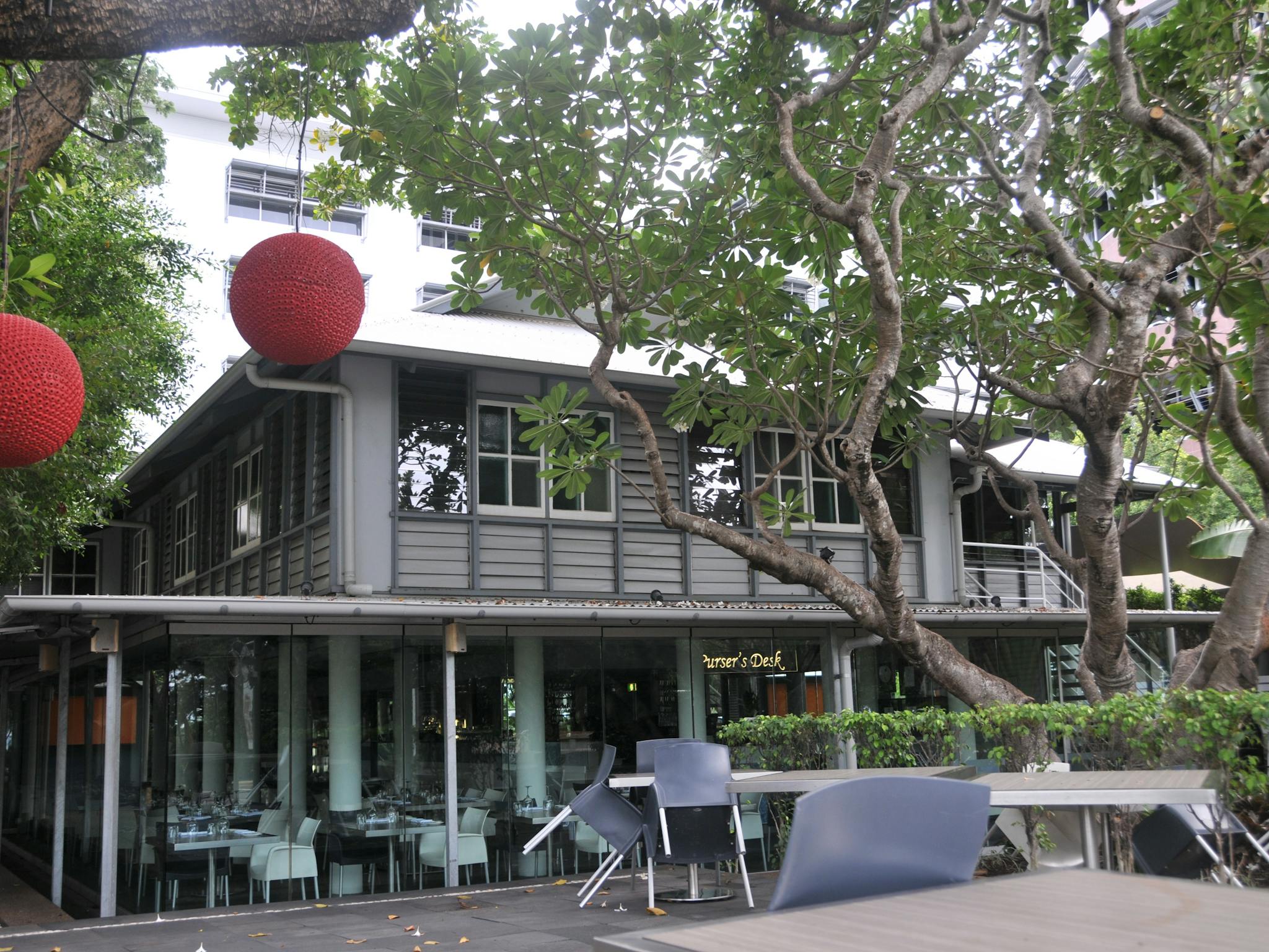 Front façade of the House from The Esplanade.