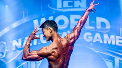 Moments before winning the World Title in Canberra 2024