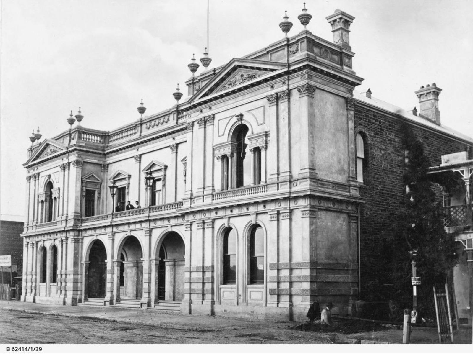 The German Club in Pirie Street c. 1880