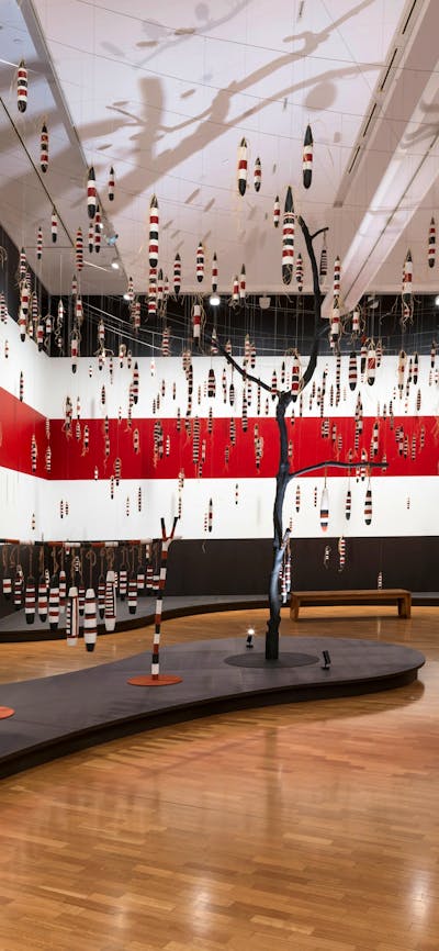 installation view, 5th National Indigenous Art Triennial: After the Rain