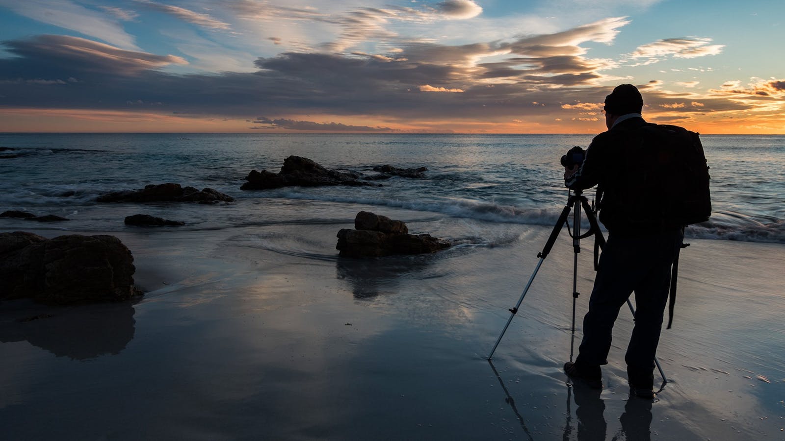 Sunrise on Tasmania's east coast