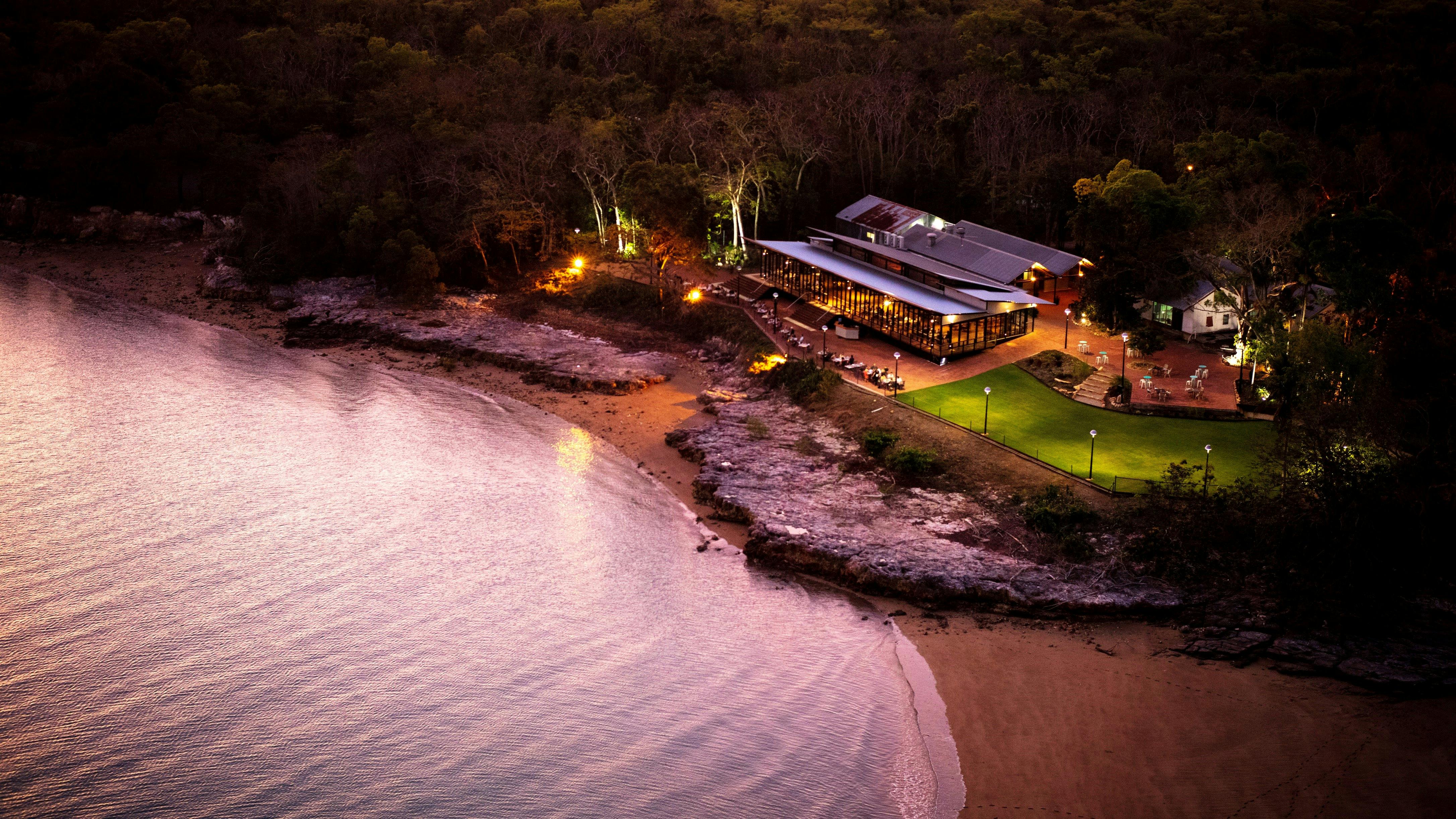 Sunset & high tide at PeeWee's