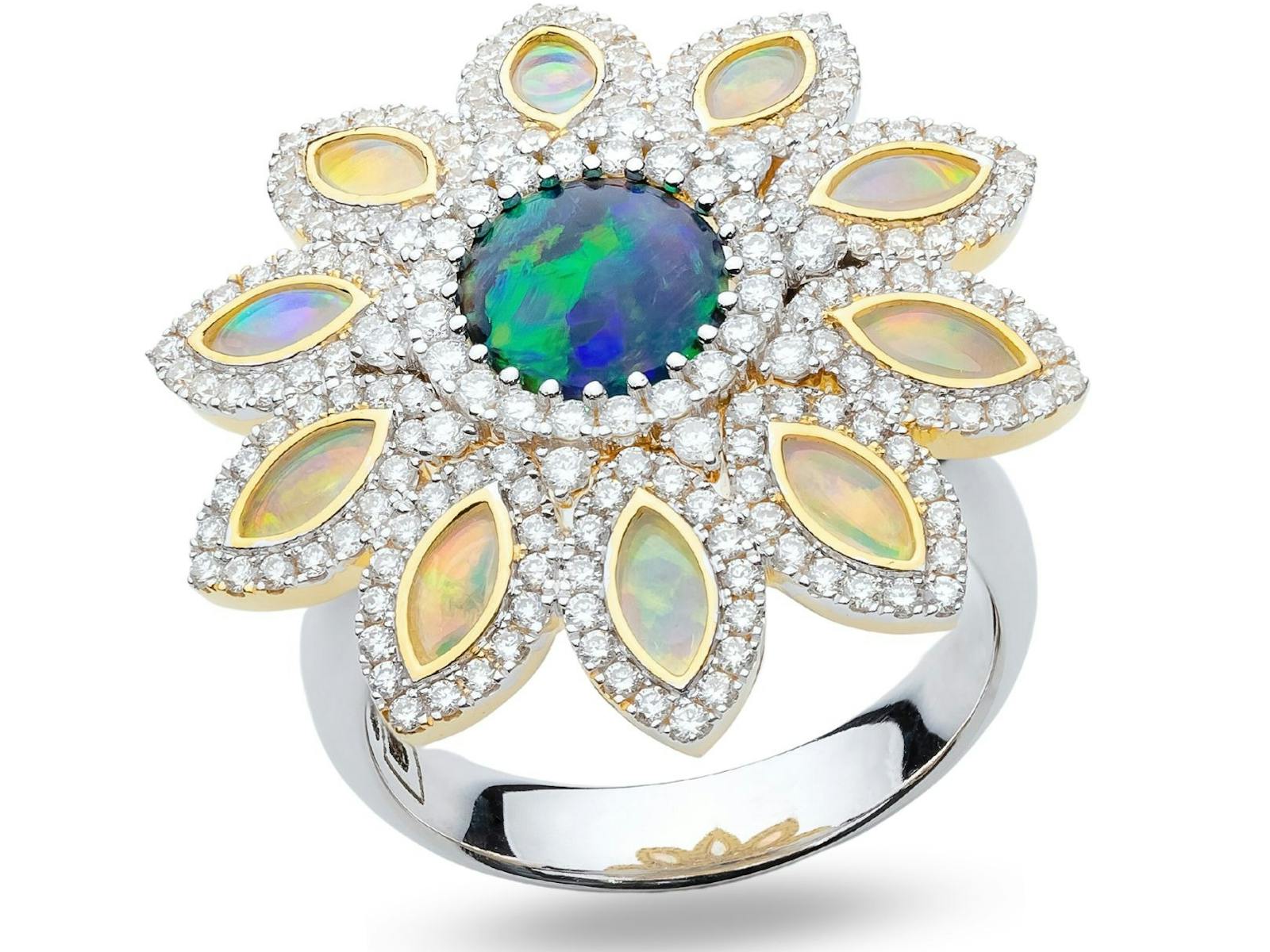 Opal Minded Black Opal Ring