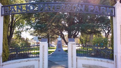Banjo Paterson Park entrance