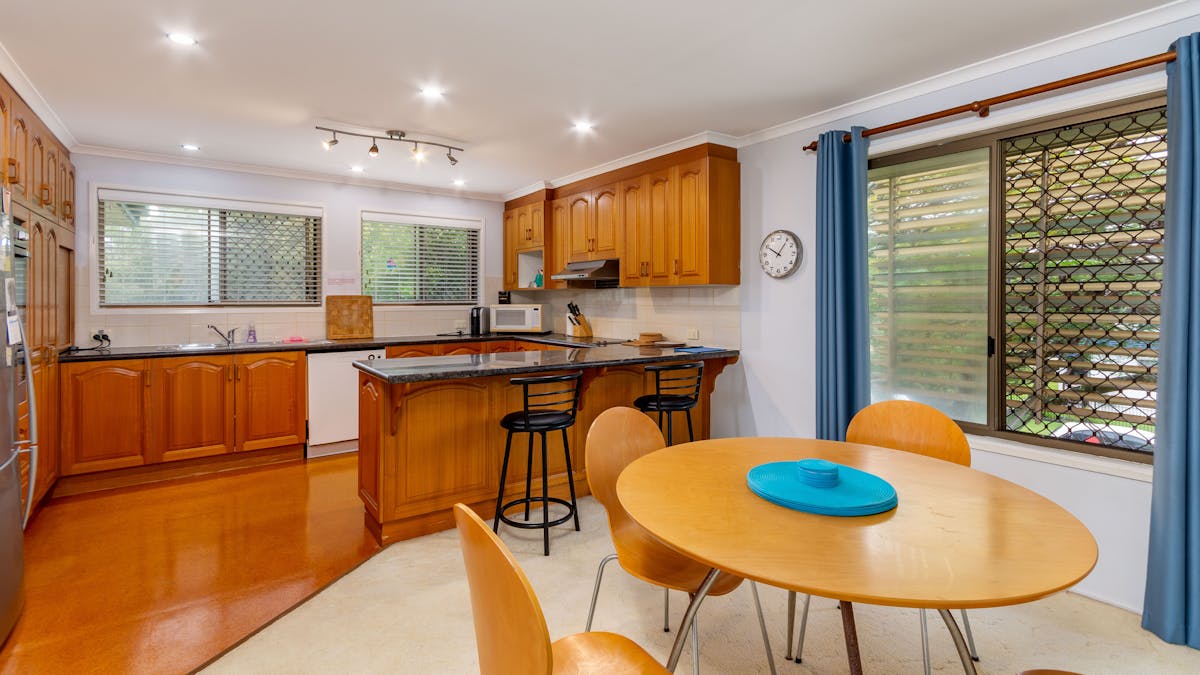 Dining and kitchen