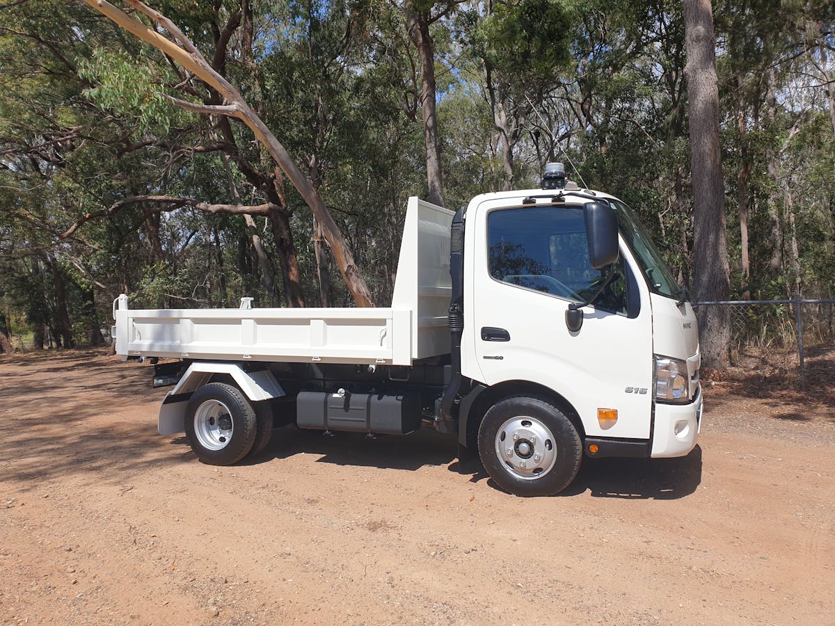 Our tipper trucks are fitted with a towbar rated up to 3.5 Tonne.