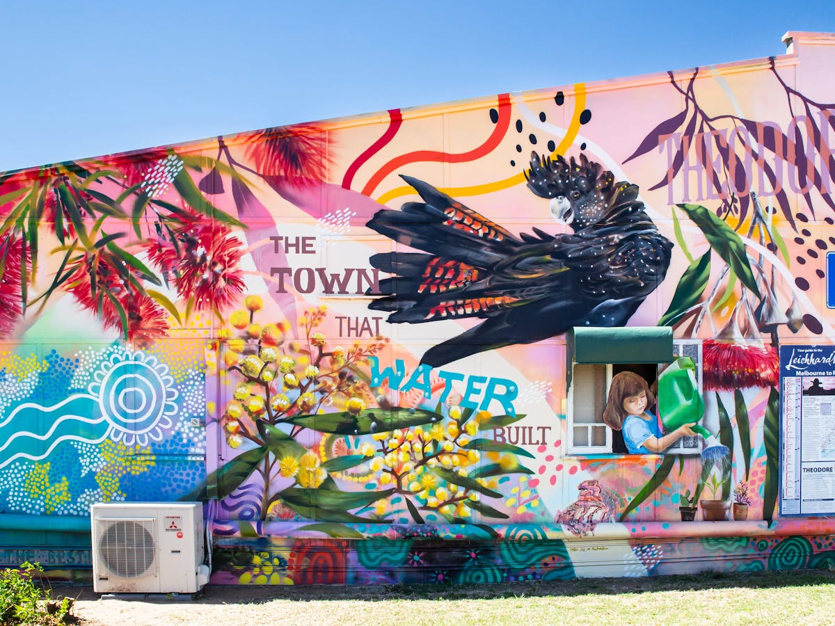 Theodore Information Centre Mural