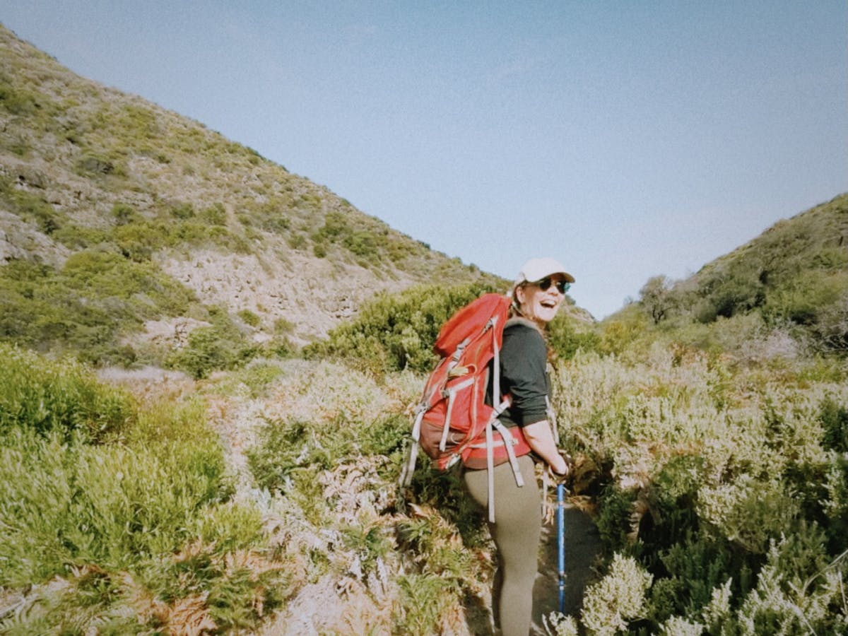 Mads at Deep Creek women's day hikes fleurieu peninsula south australia Enliven Outdoor Adventures