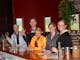 5 guests toasting the wine at one of the many cellar doors