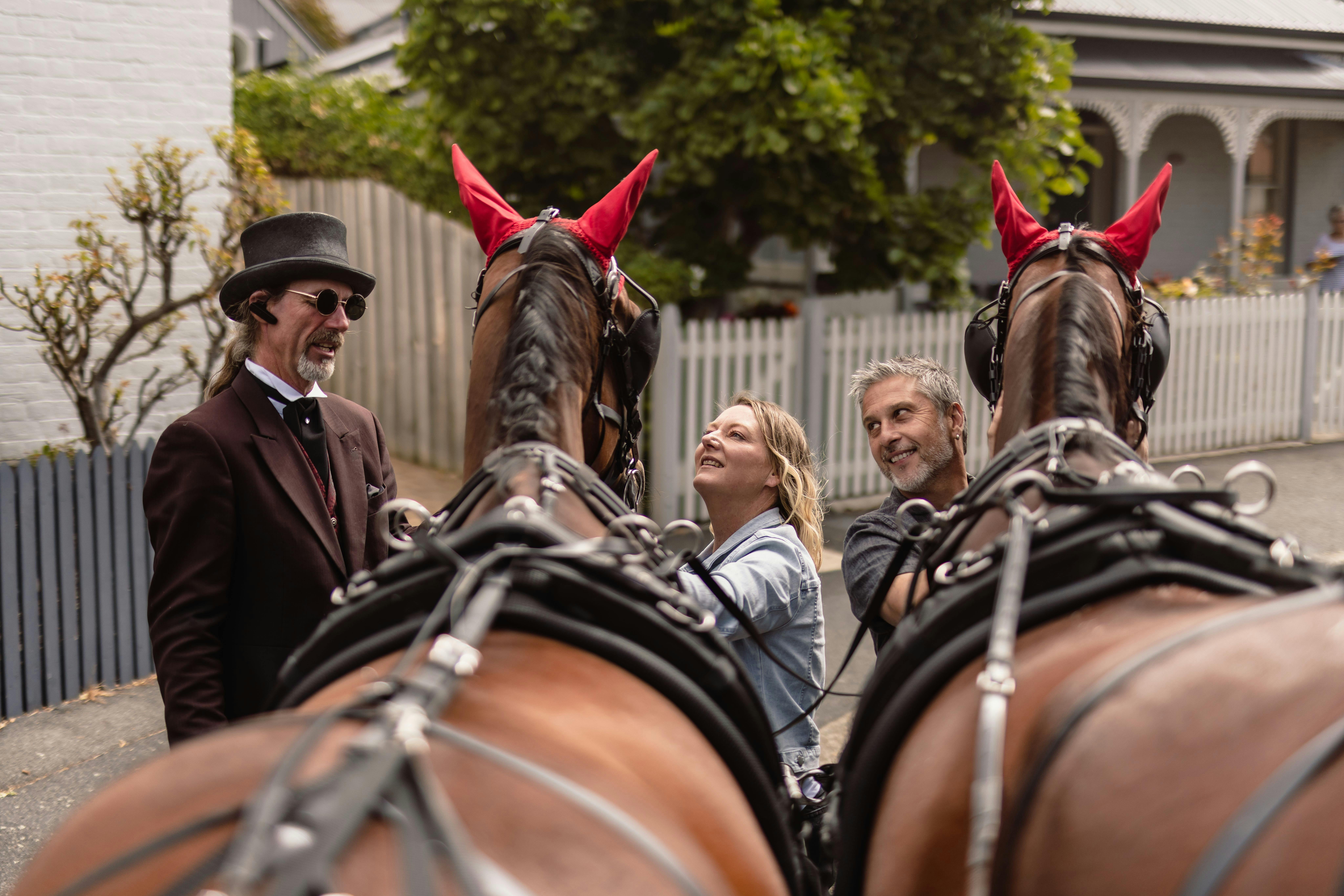 Michelle & George say thanks to Mickey & Soxy