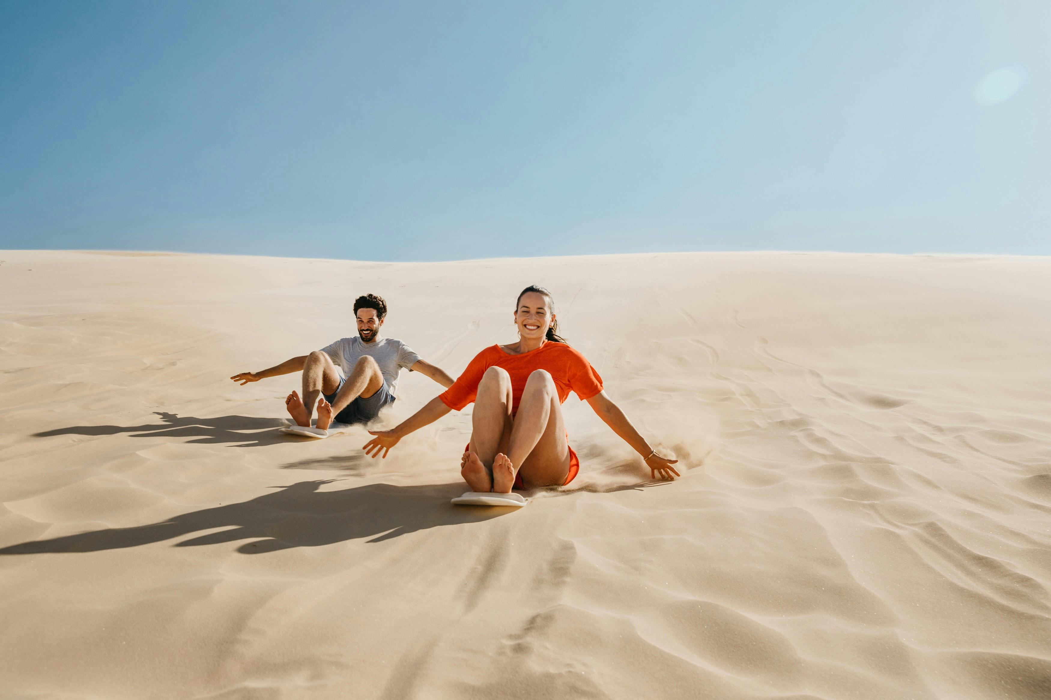 Sand Board Riding