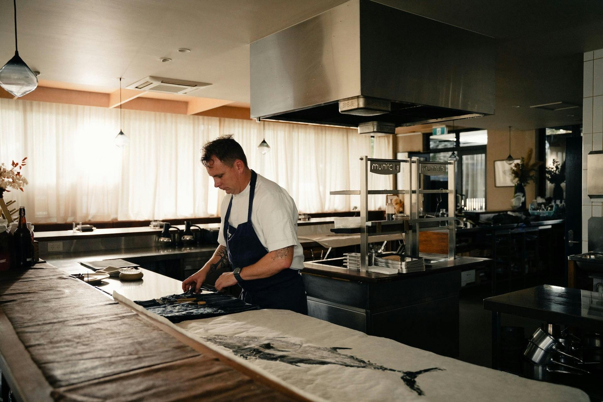 Gyotaku Art with chef Ben Devlin