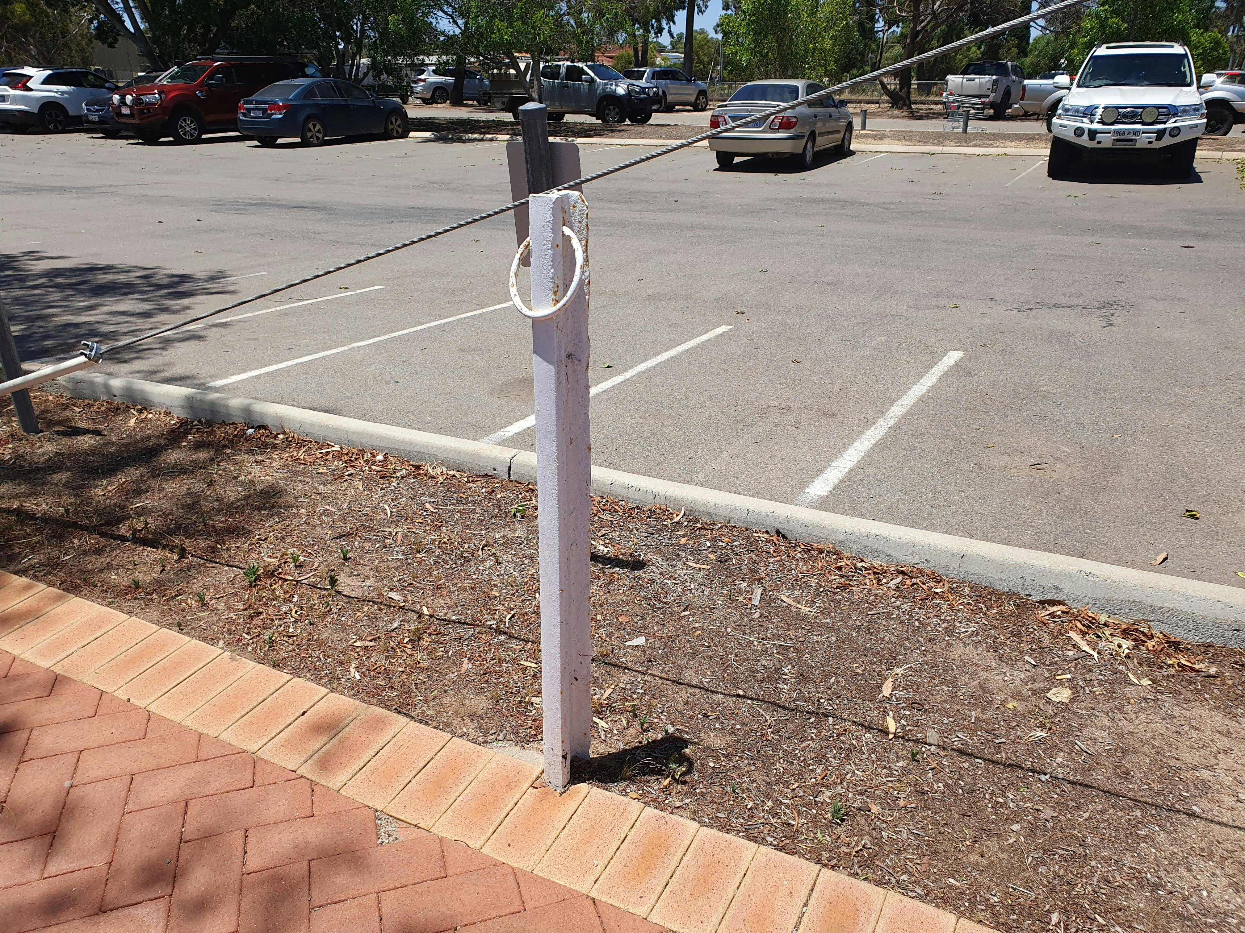 Hitching Rail and Horse Watering Trough