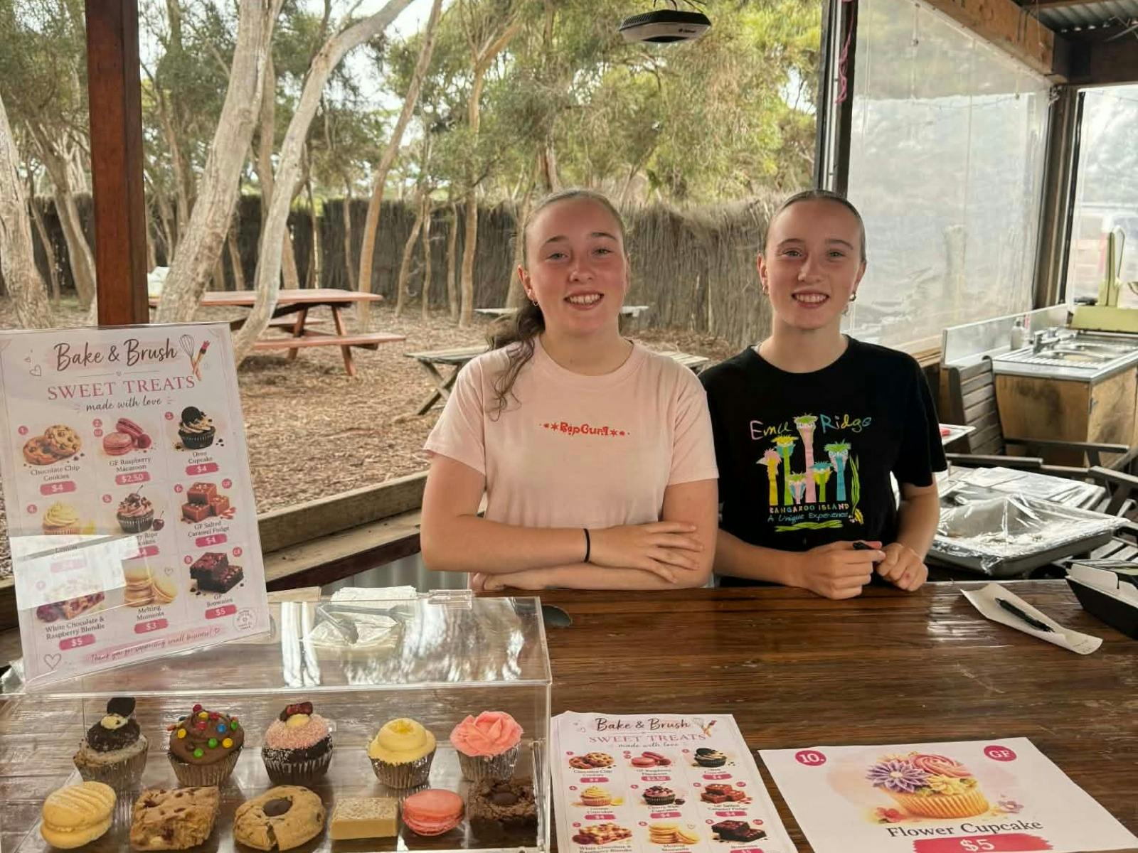 Bake and Brush Pop-Up Stall | Handmade Desserts and Coffee on Kangaroo Island