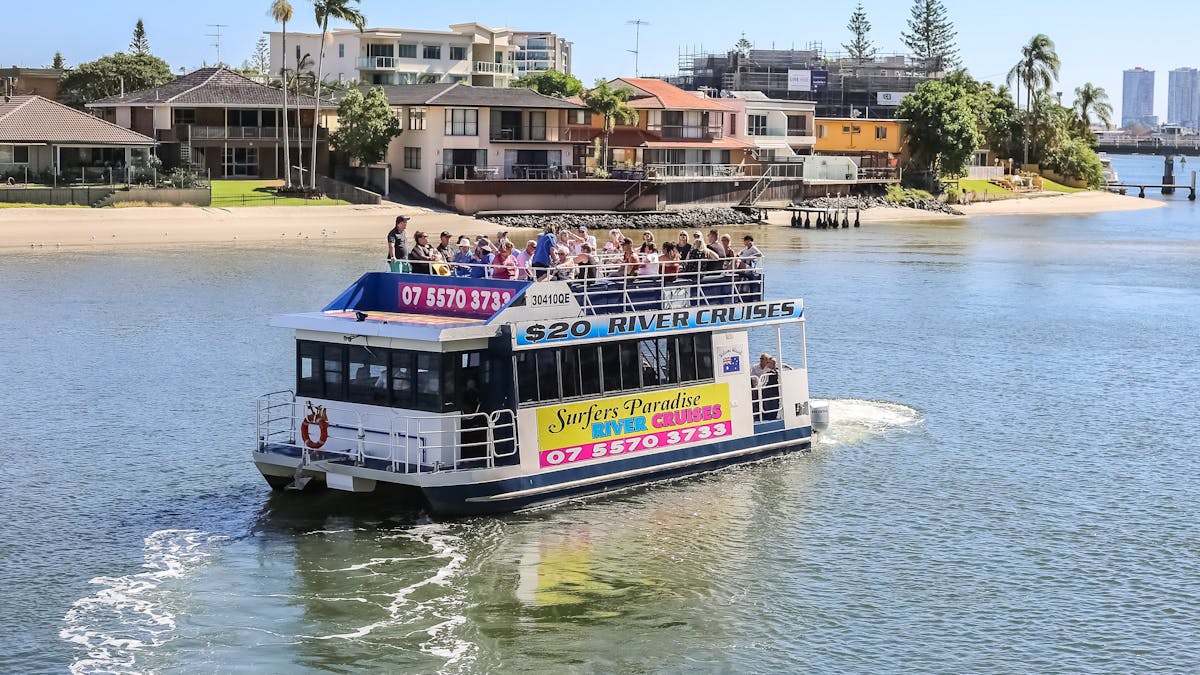 Sightseeing river cruise surfers paradise gold coast