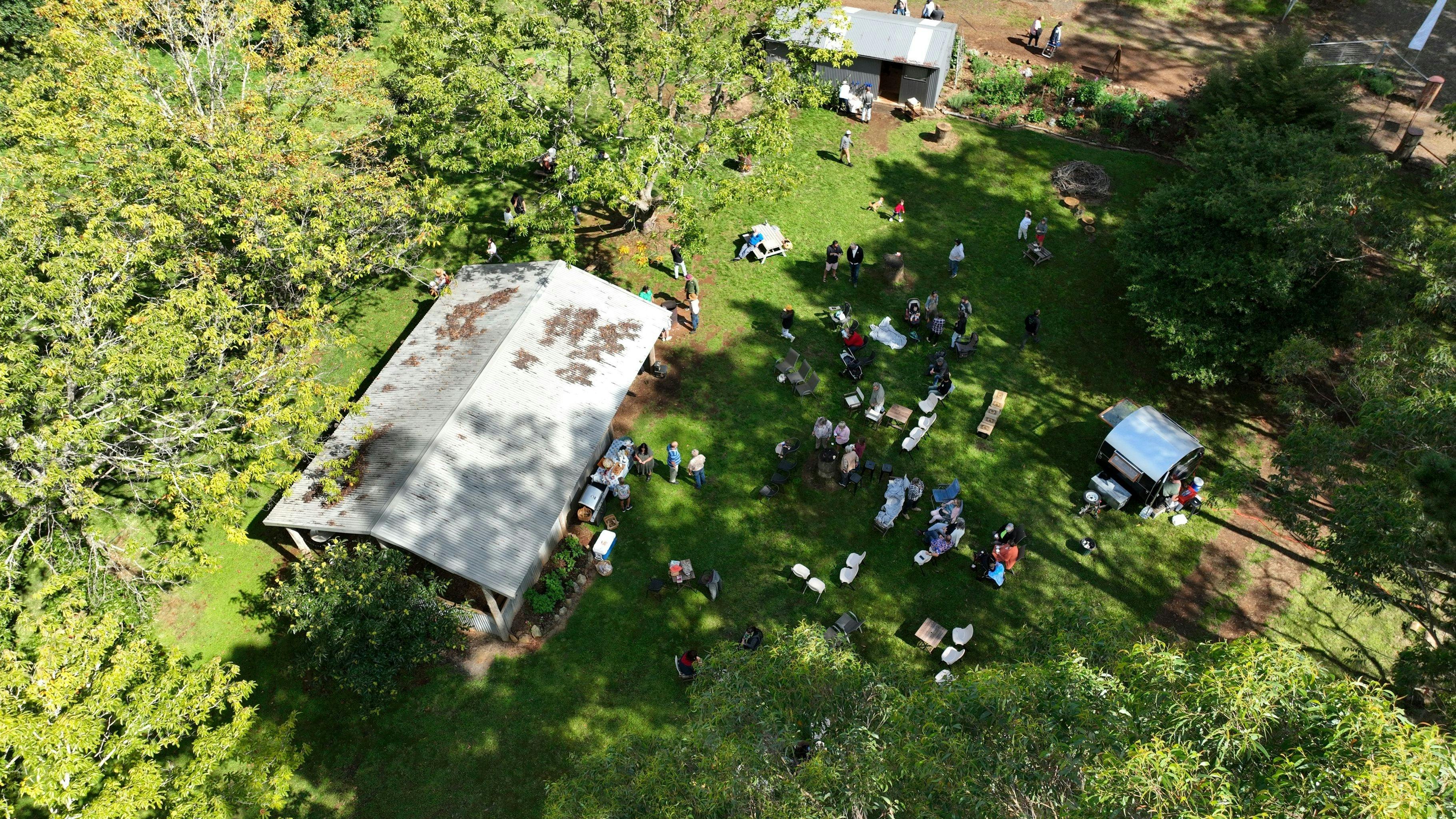 This is our Picnicing, shelter and shop