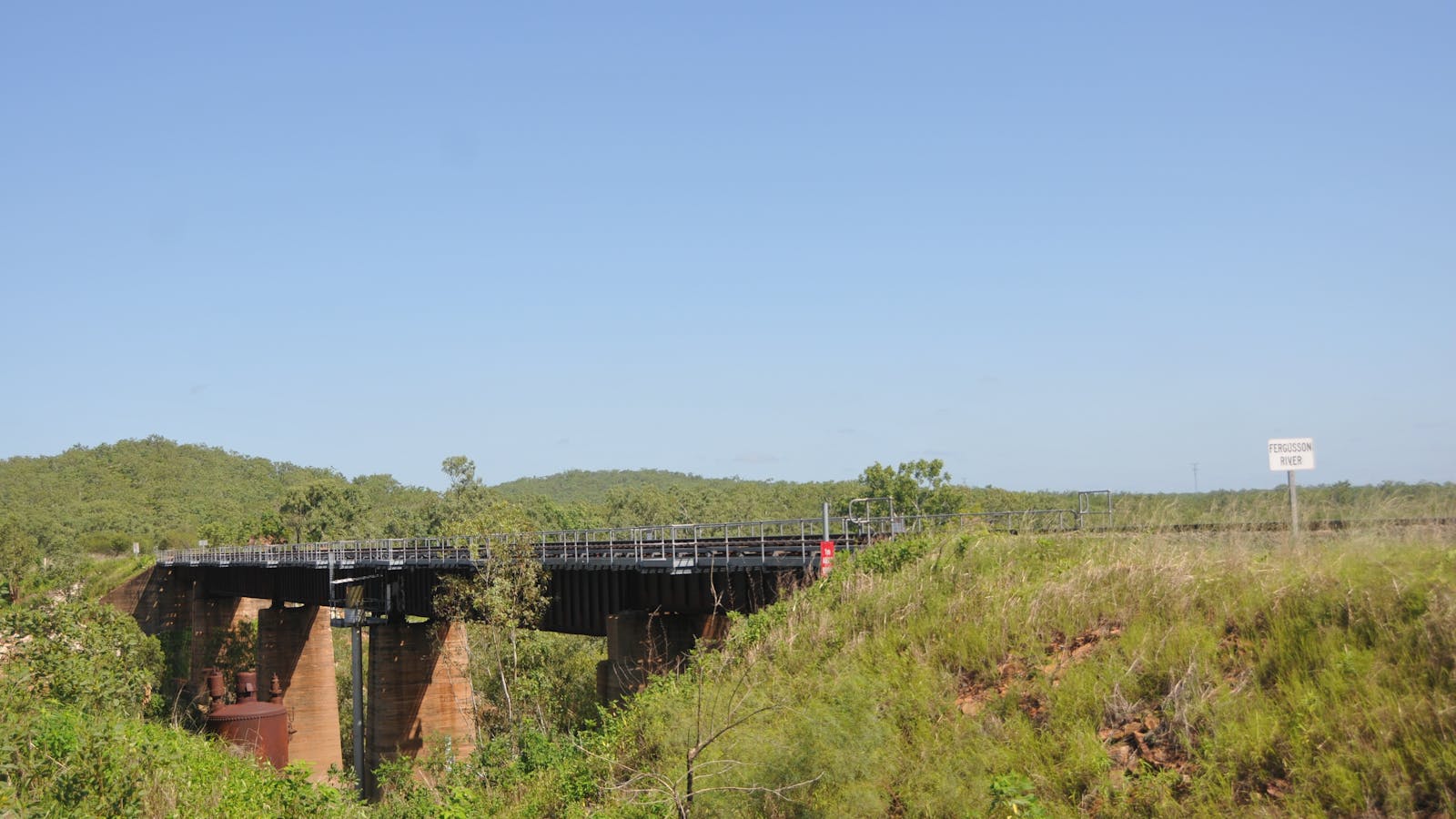 Fergusson River Railway Bridge and Boiler