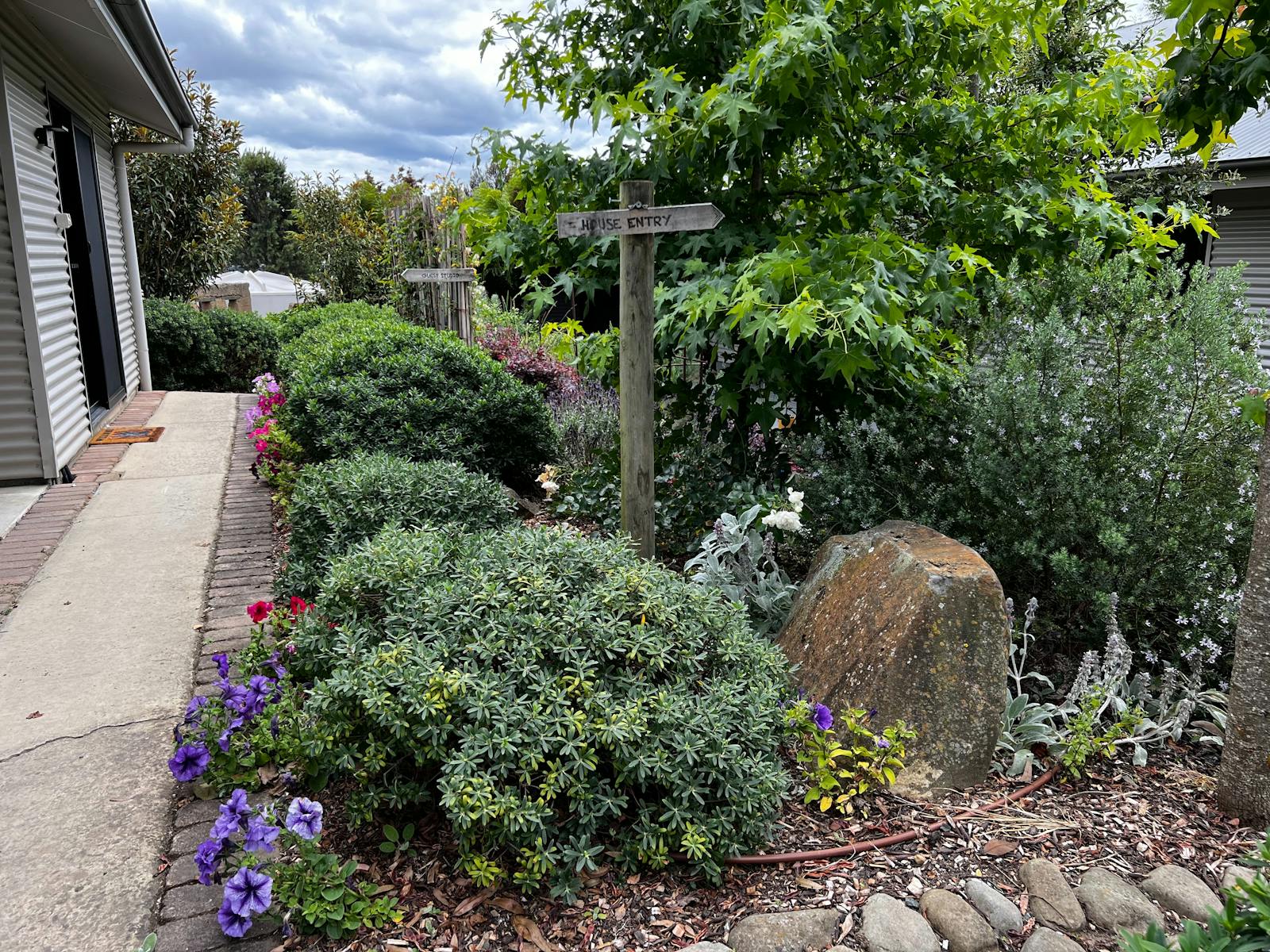 Entrance path and garden surrounds