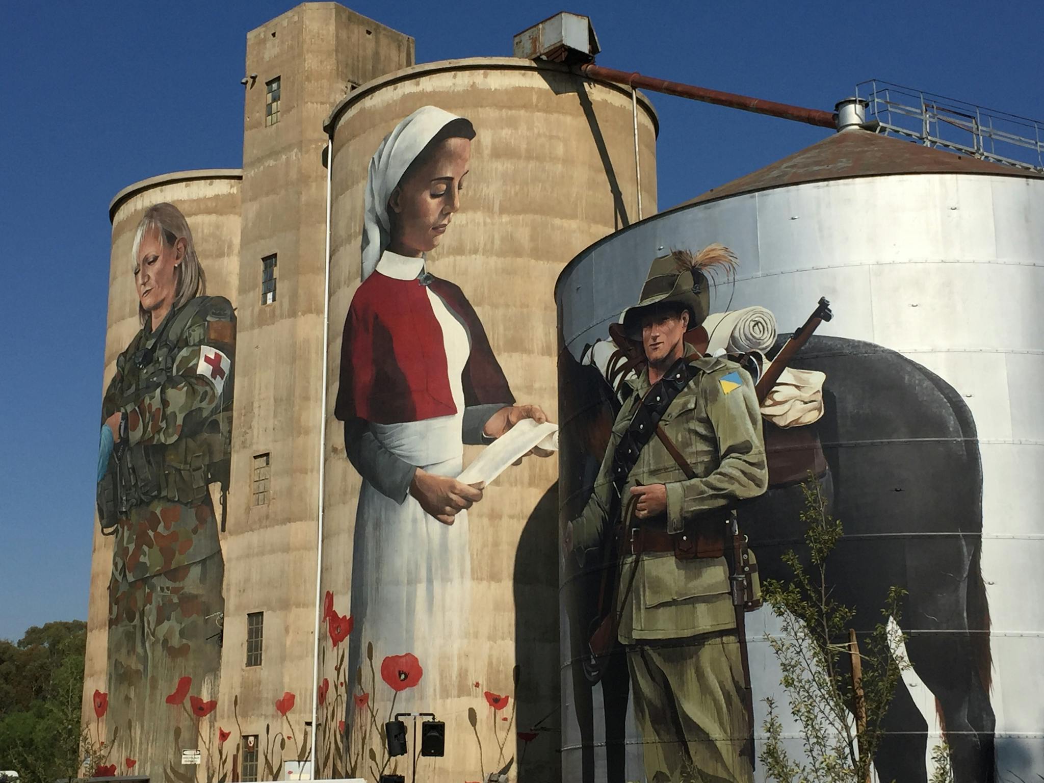 Devenish silos Cam scale