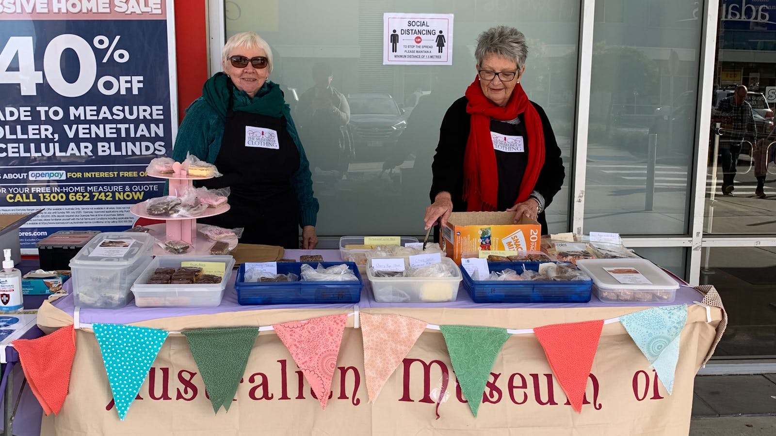 Fundraising Cake Stall at Rutherford