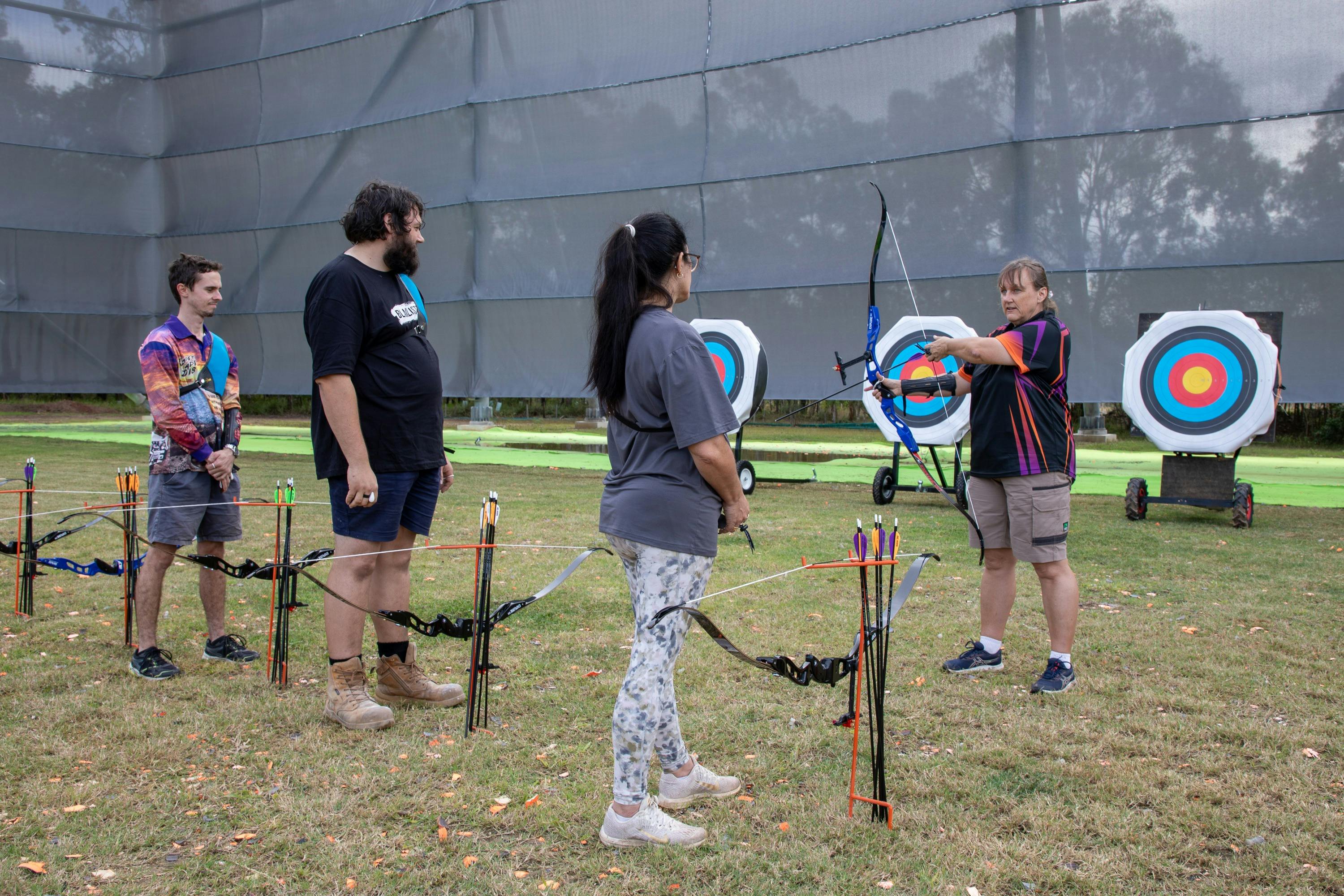 Instructions on how to shoot a bow