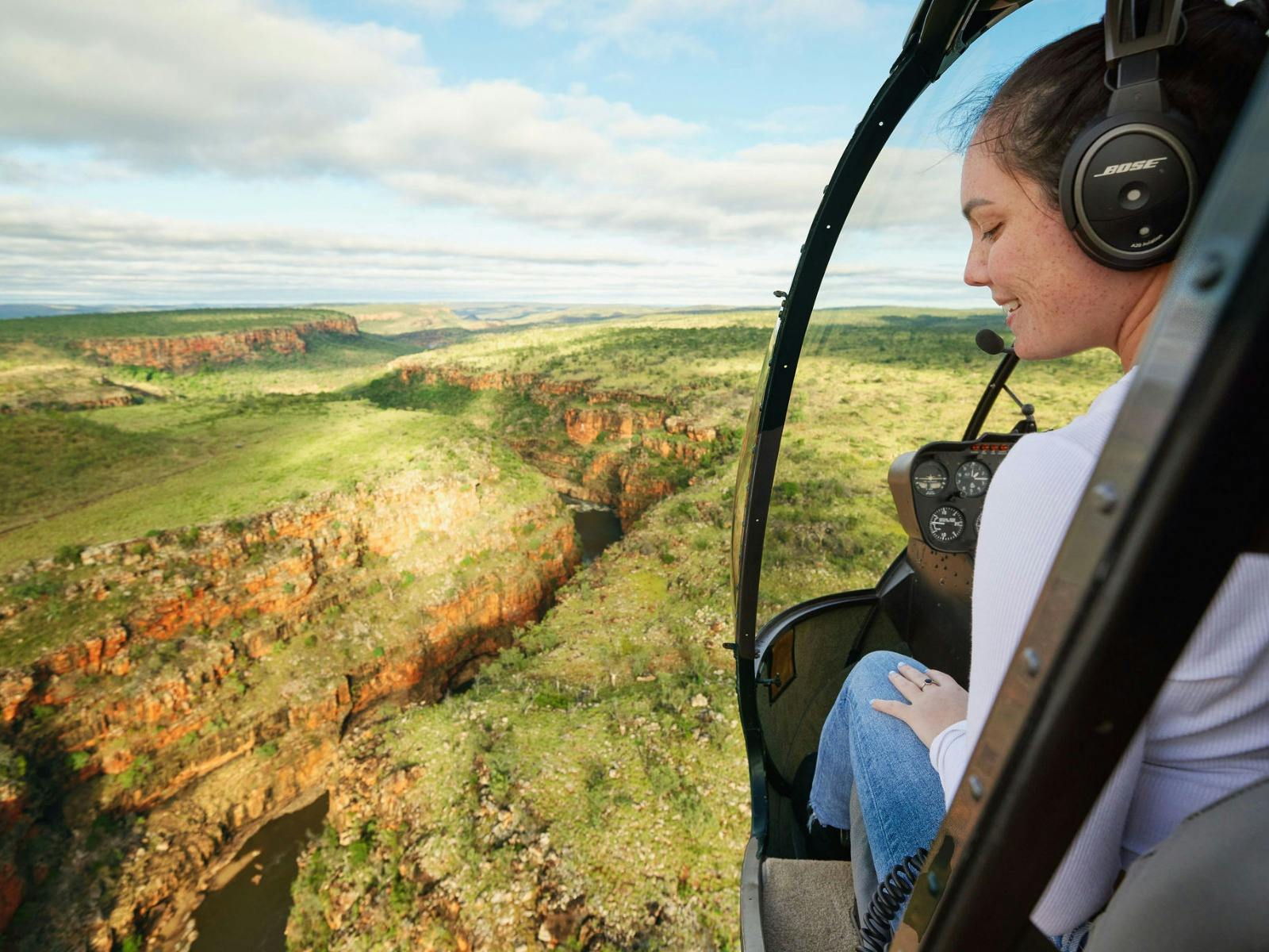 scenic helicopter flight