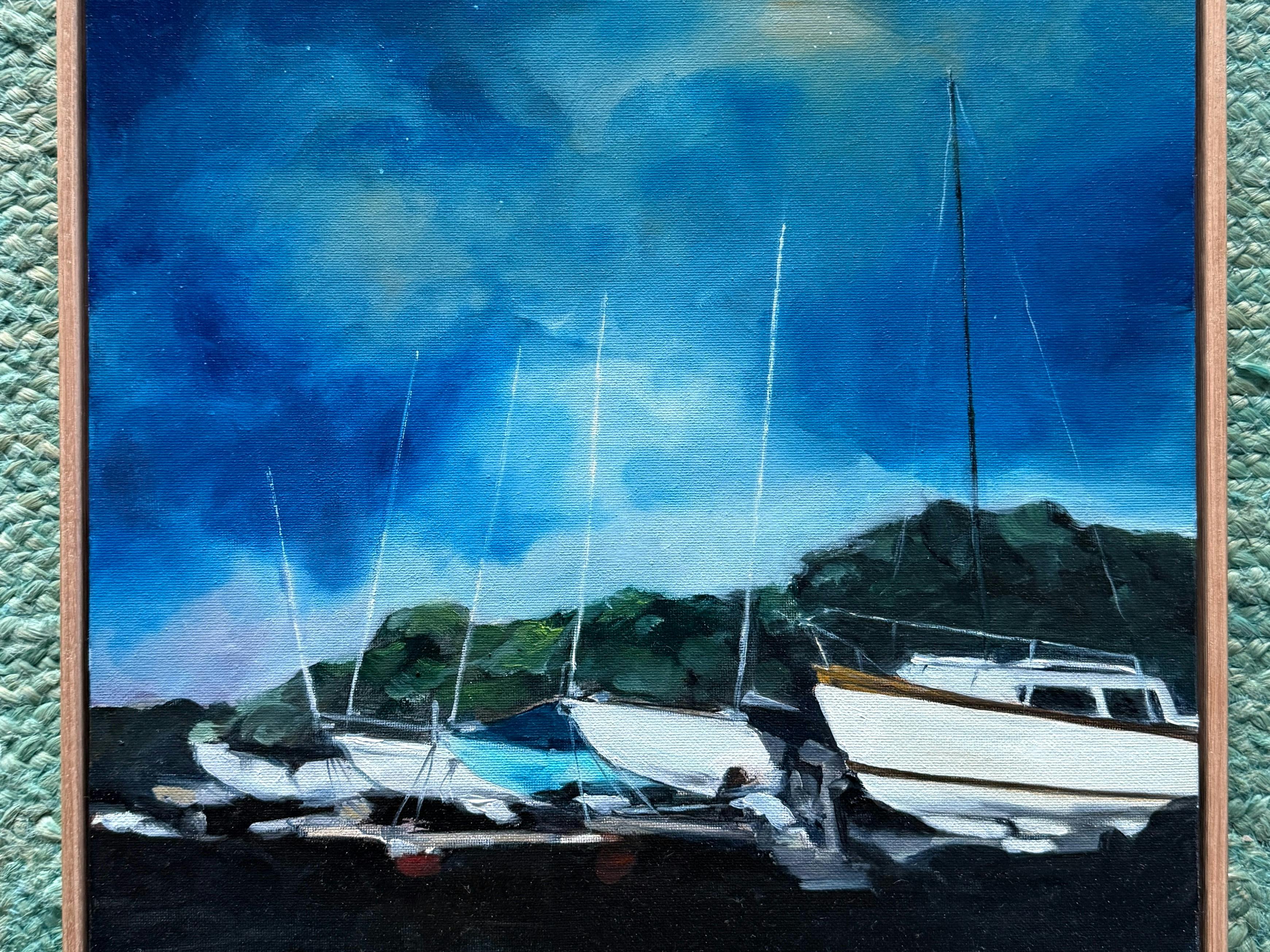 Boats lined up