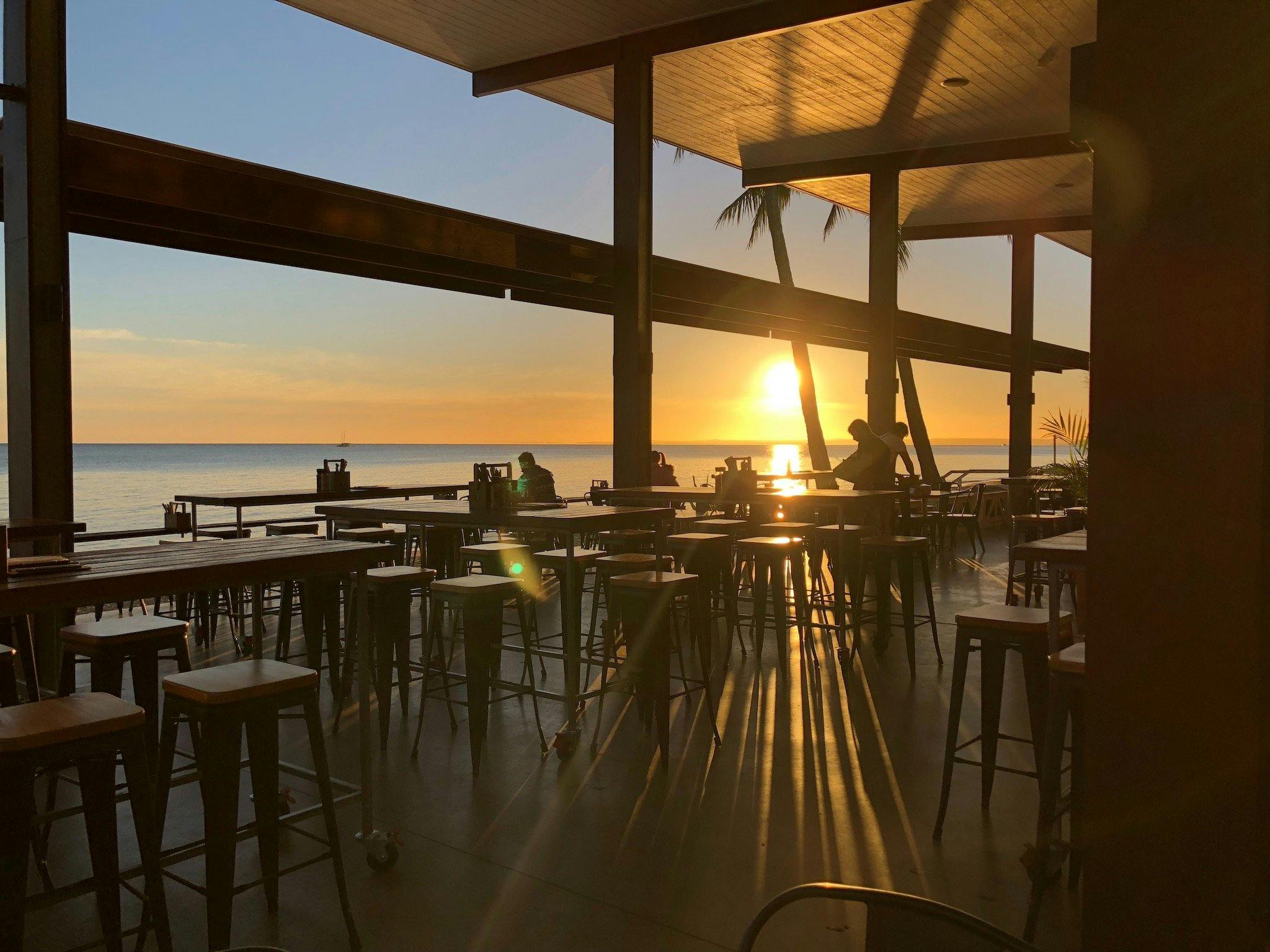 Sunrise - outdoor dining