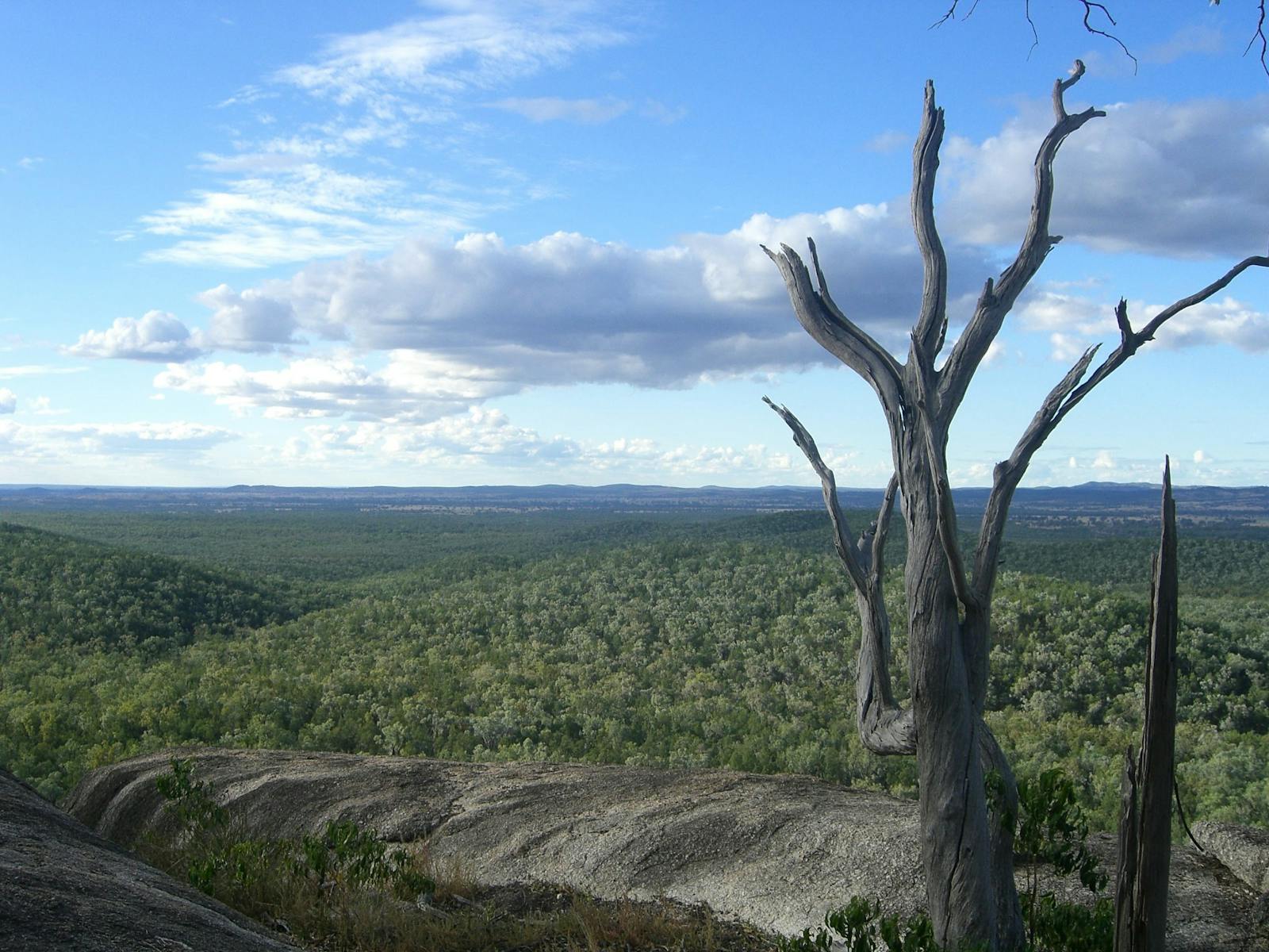 Stunning views from the granite boulders