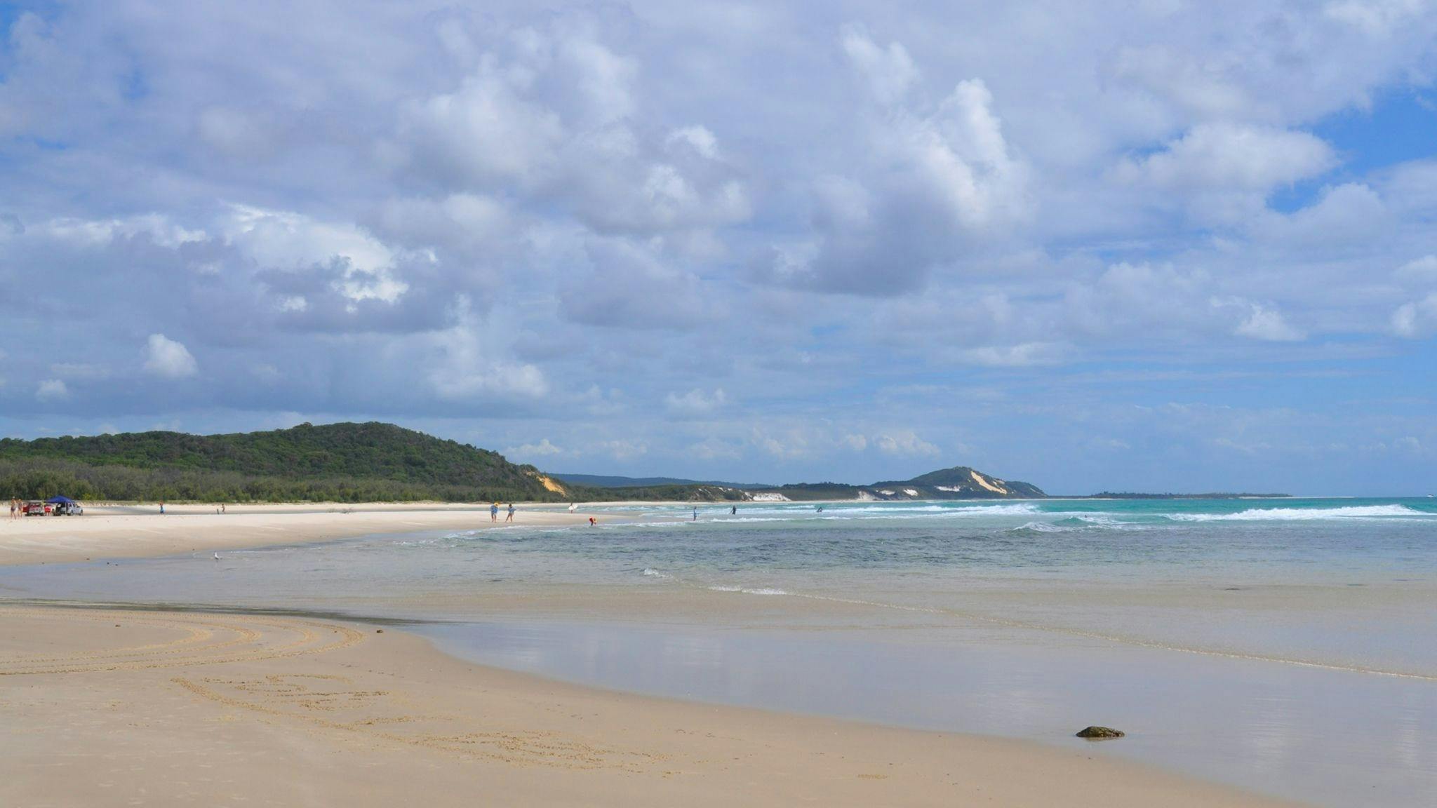 People fishing off the beach. People fishing off the beach.