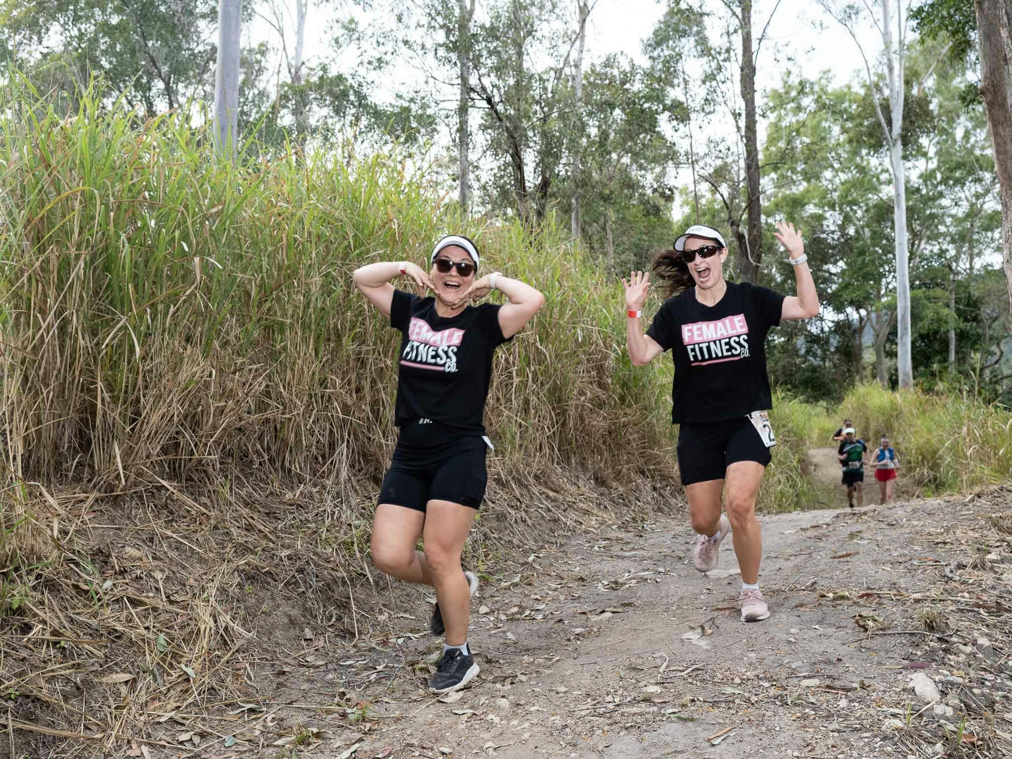 Funny trail runners