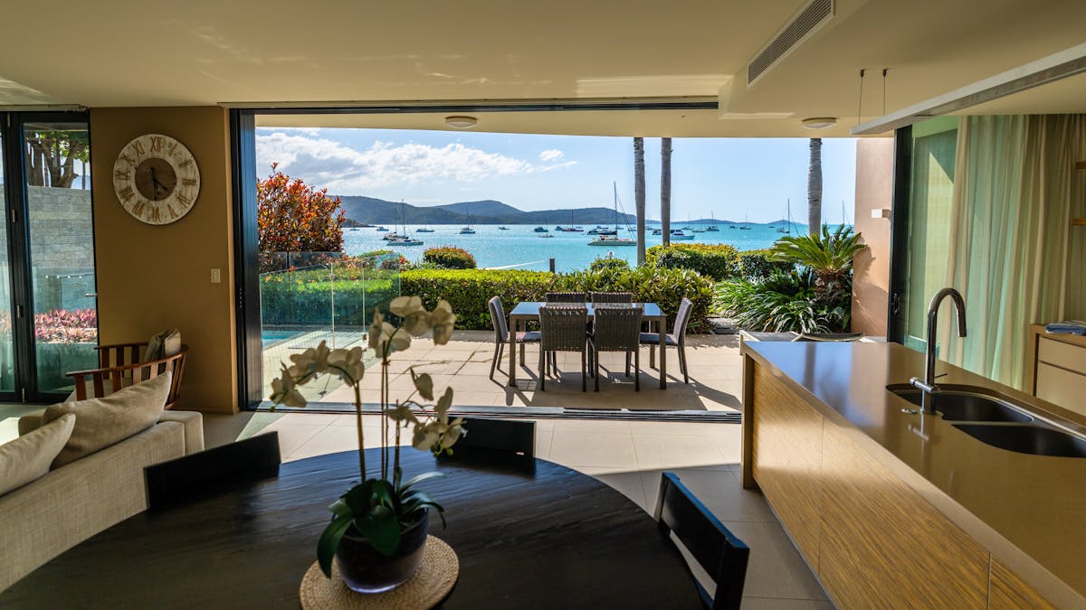 waterfront villa