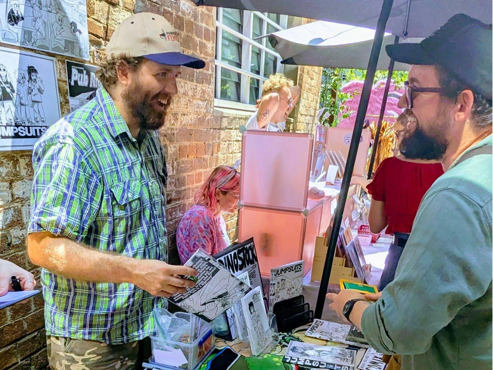 Market vendor at 2025 event