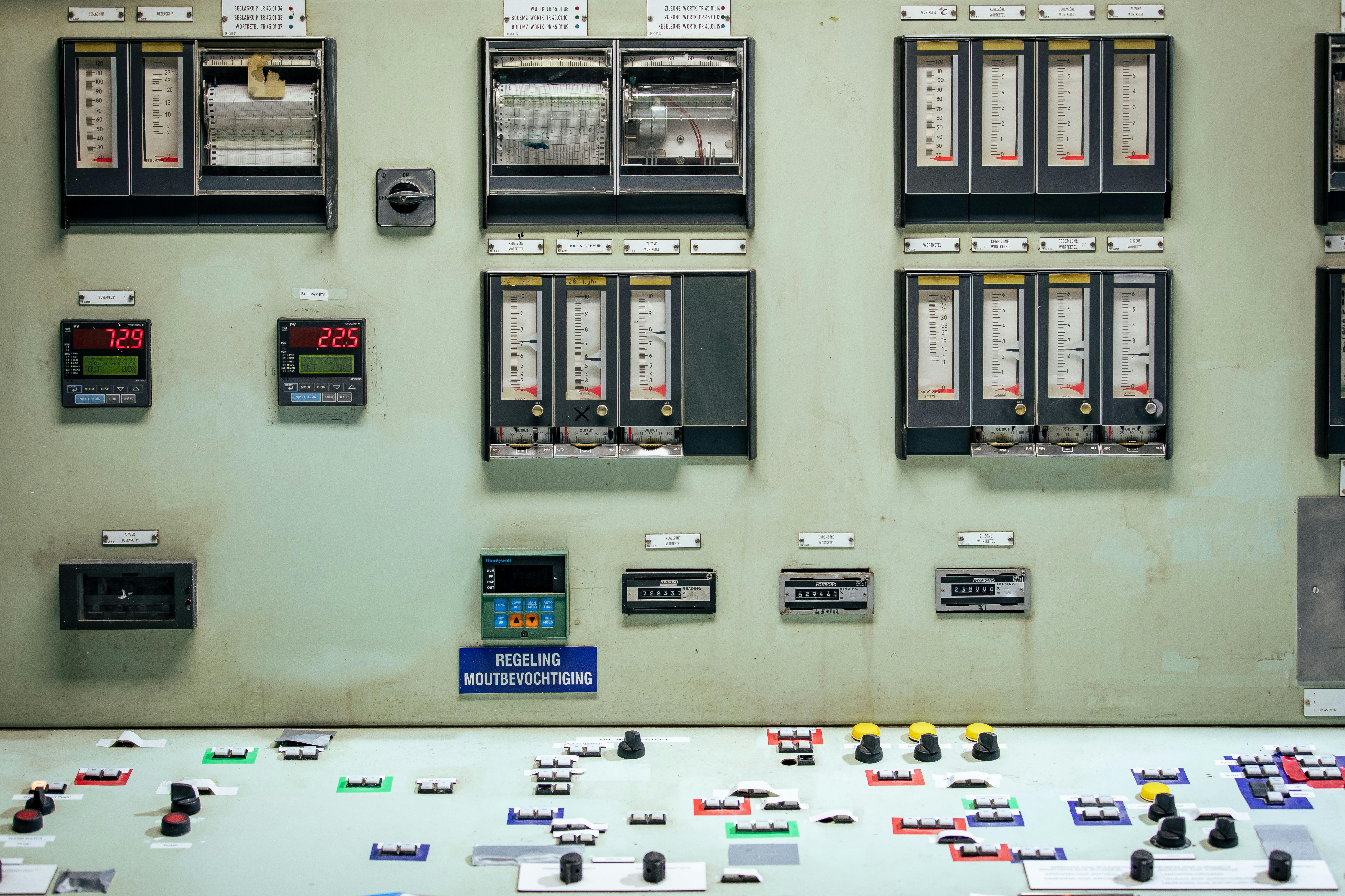 An old dutch switch board