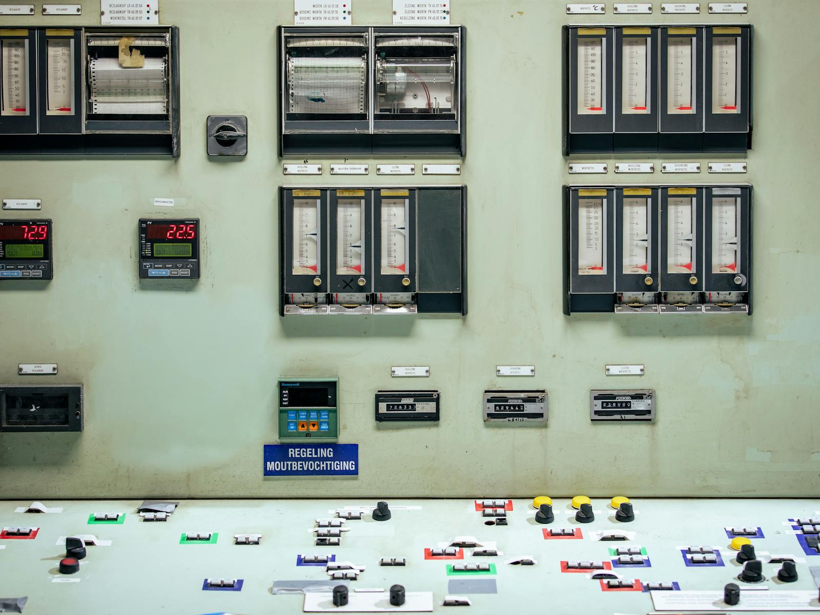 An old dutch switch board