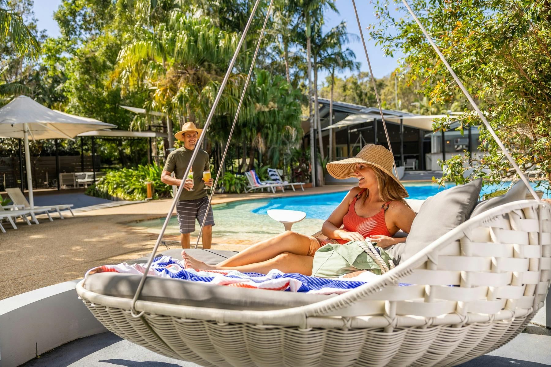 Angourie Resort poolside