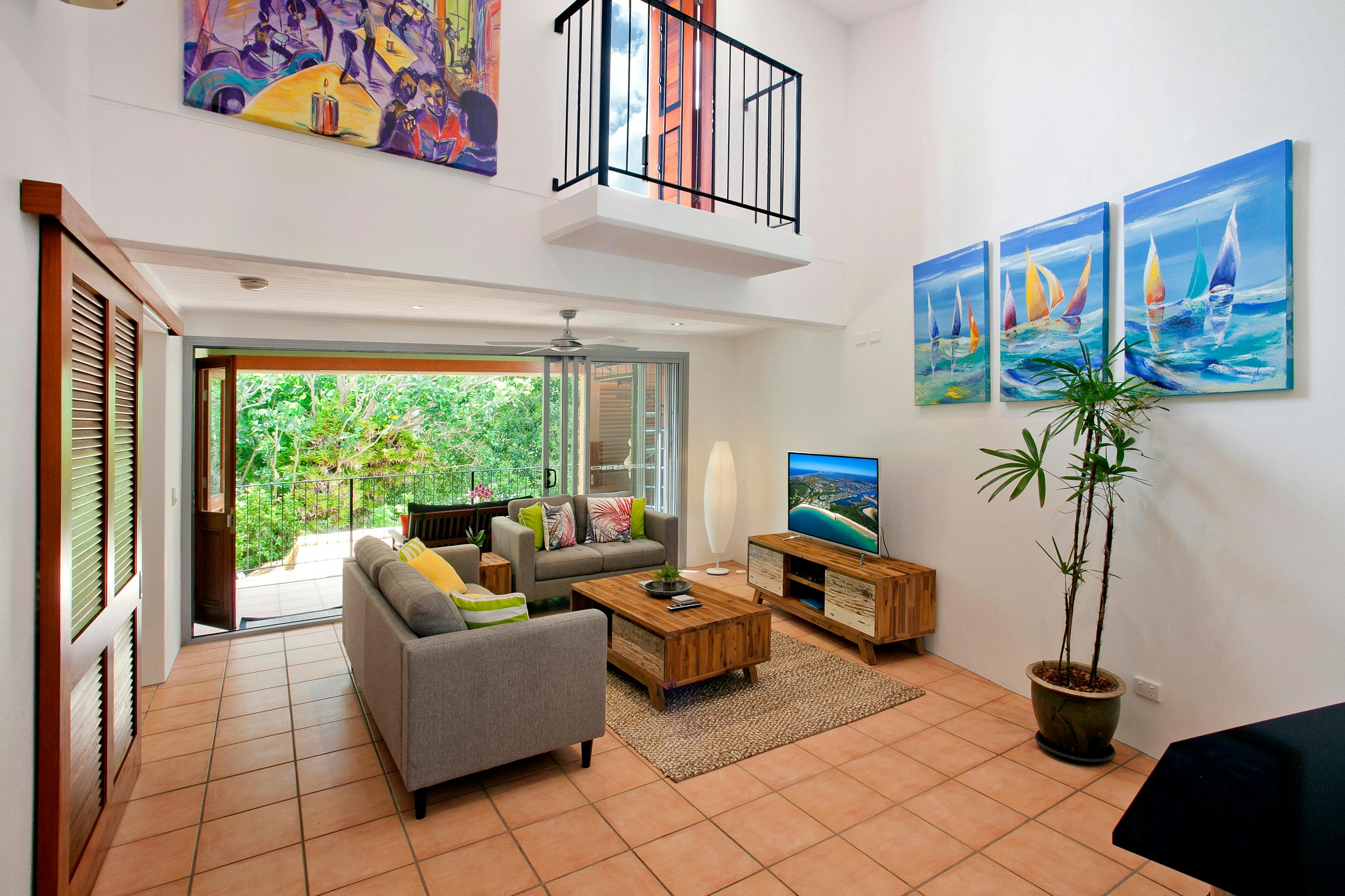 Lounge room -roof top terrace apartment