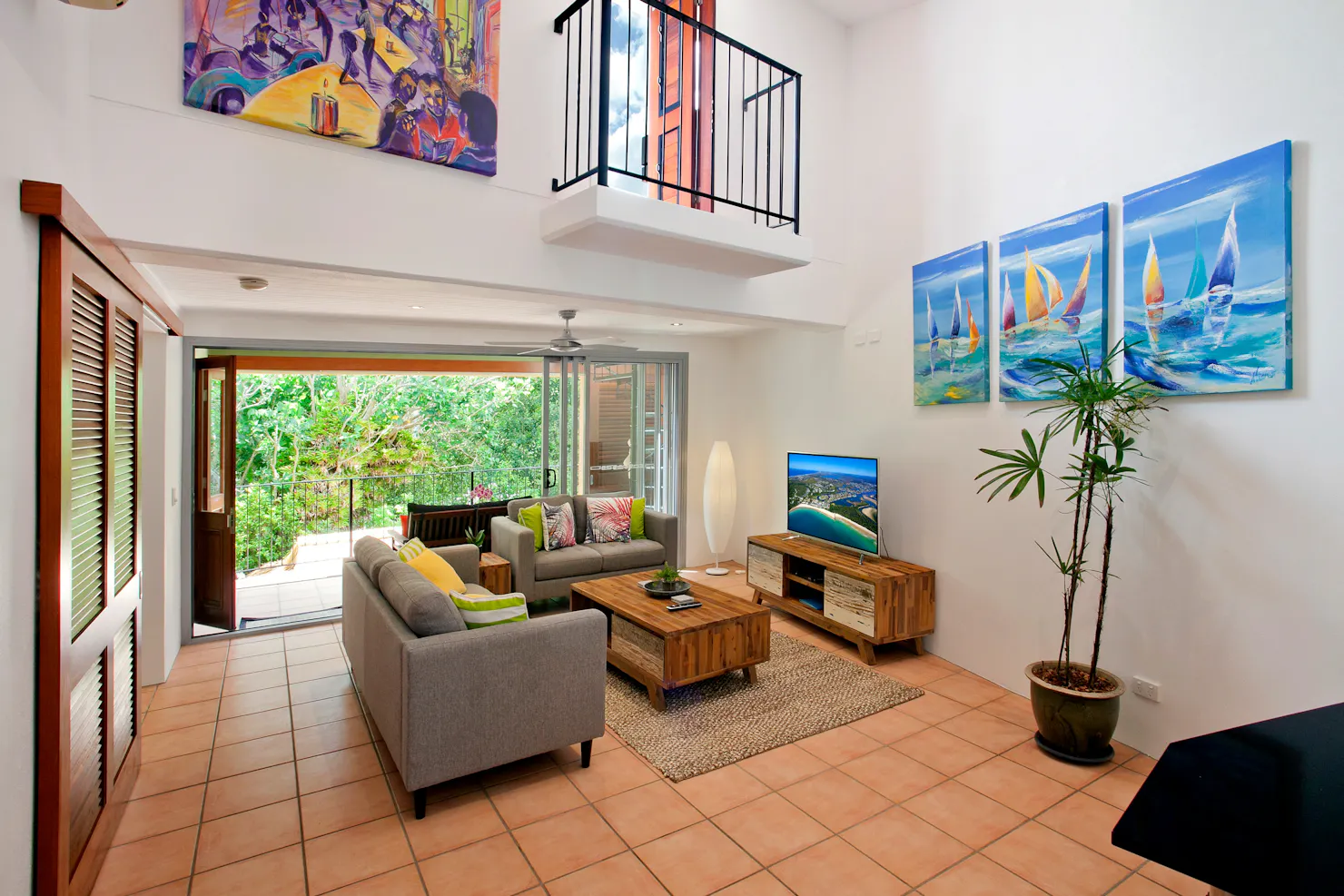 Lounge room -roof top terrace apartment