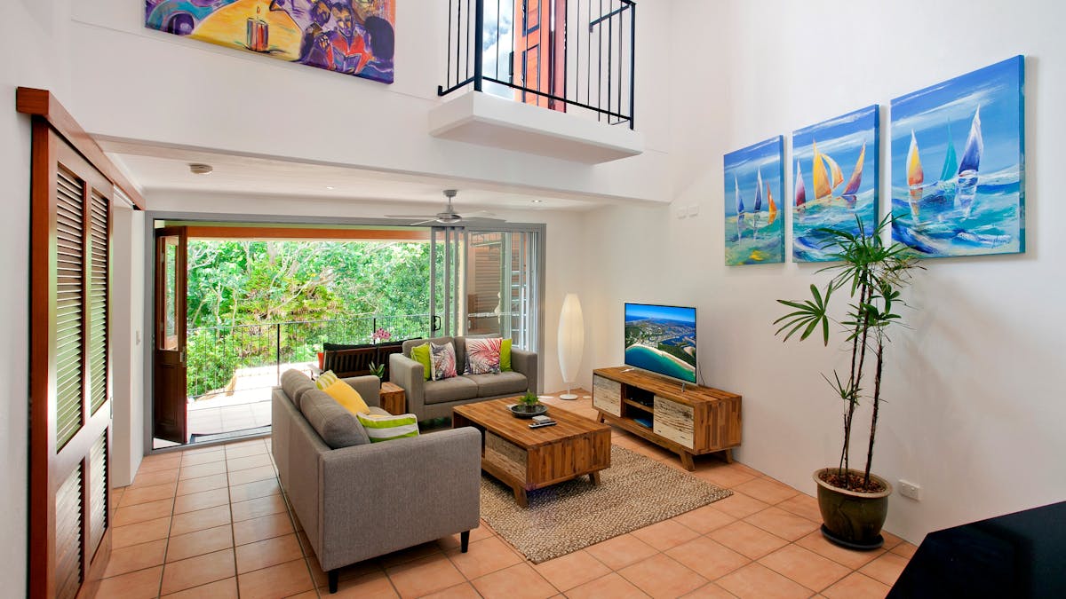 Lounge room -roof top terrace apartment