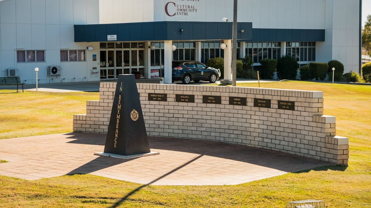 View the Heritage Stone depicting the history of the district.