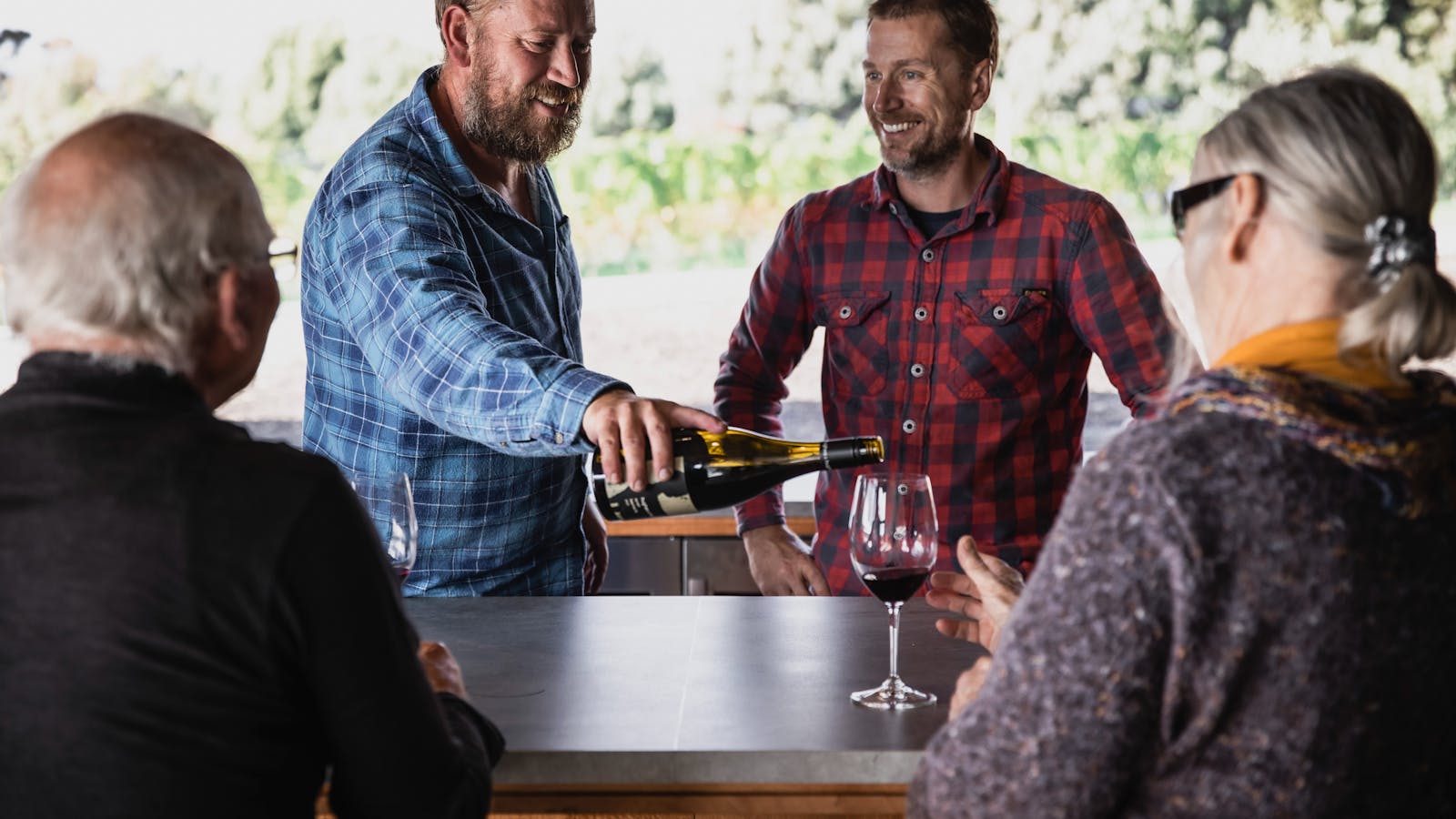 Guided tastings in the cellar door.